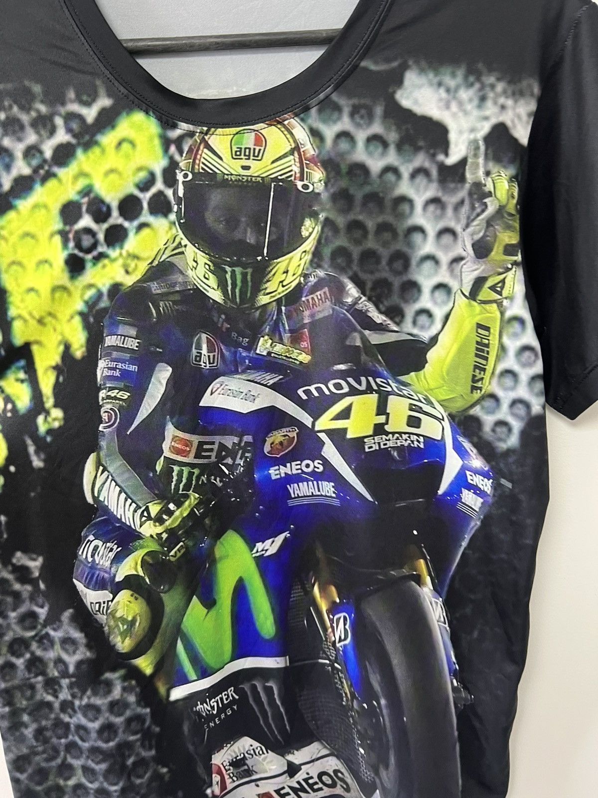 Vintage Valentino Rossi Racing VR46 Jersey Yamaha Motorcycle sz M Size US M / EU 48-50 / 2 - 7 Thumbnail