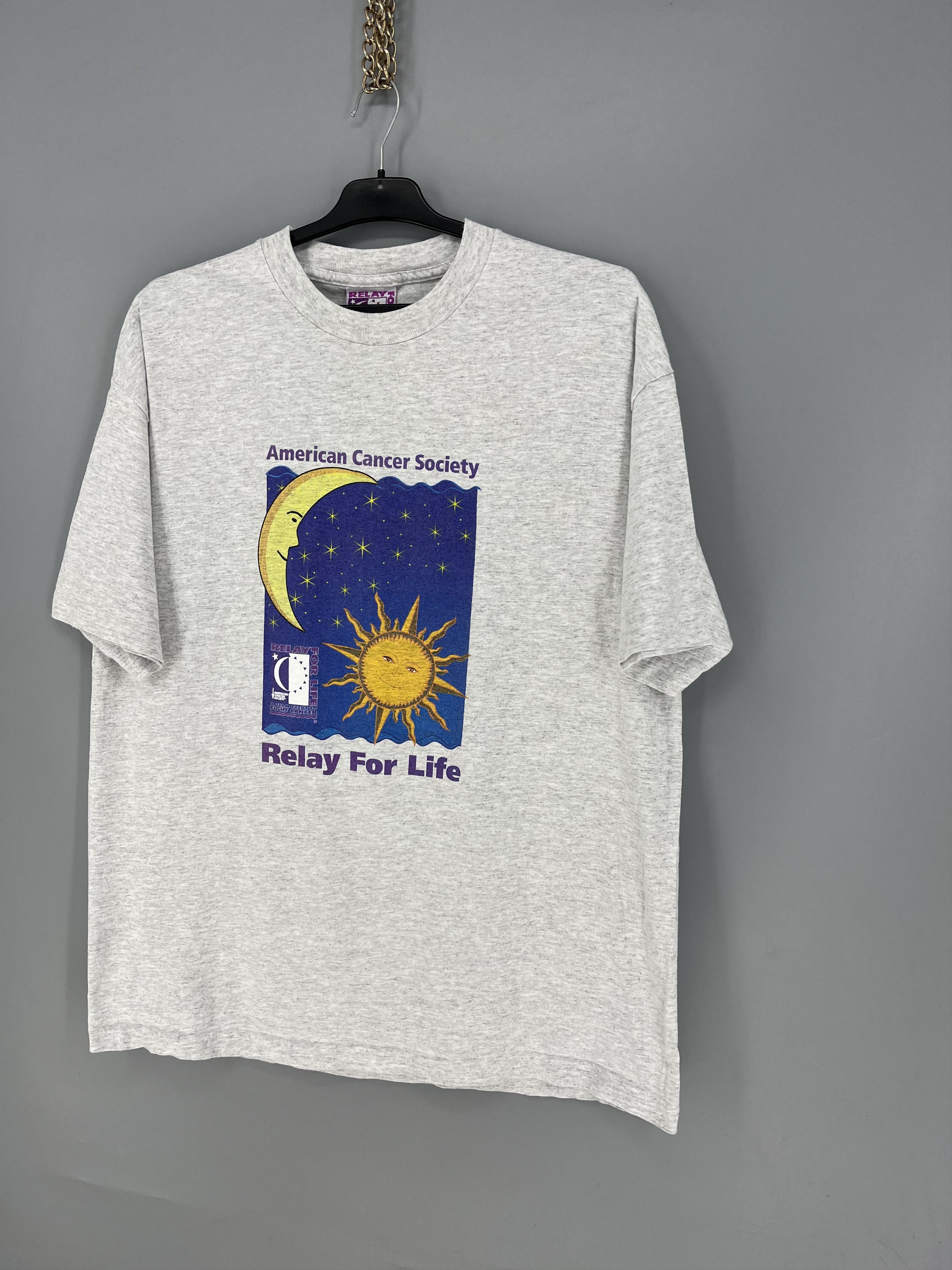 Vintage Vintage 1990s American Cancer Society Souvenir T Shirt Size US XL / EU 56 / 4 - 3 Thumbnail