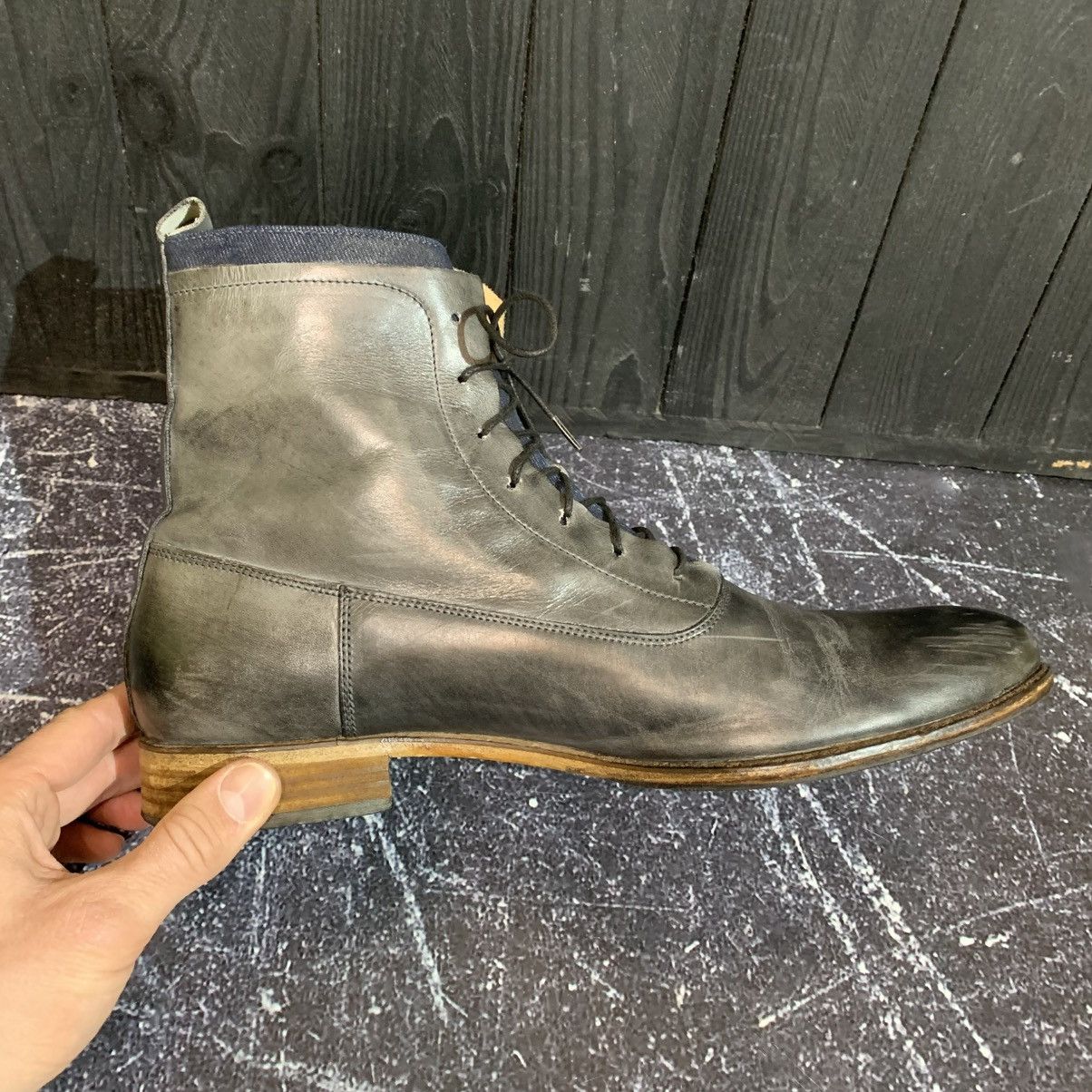 Antony Morato Antony MORATO Leather Boots Size 44 Rick Owens Style Size US 9 / EU 42 - 10 Thumbnail