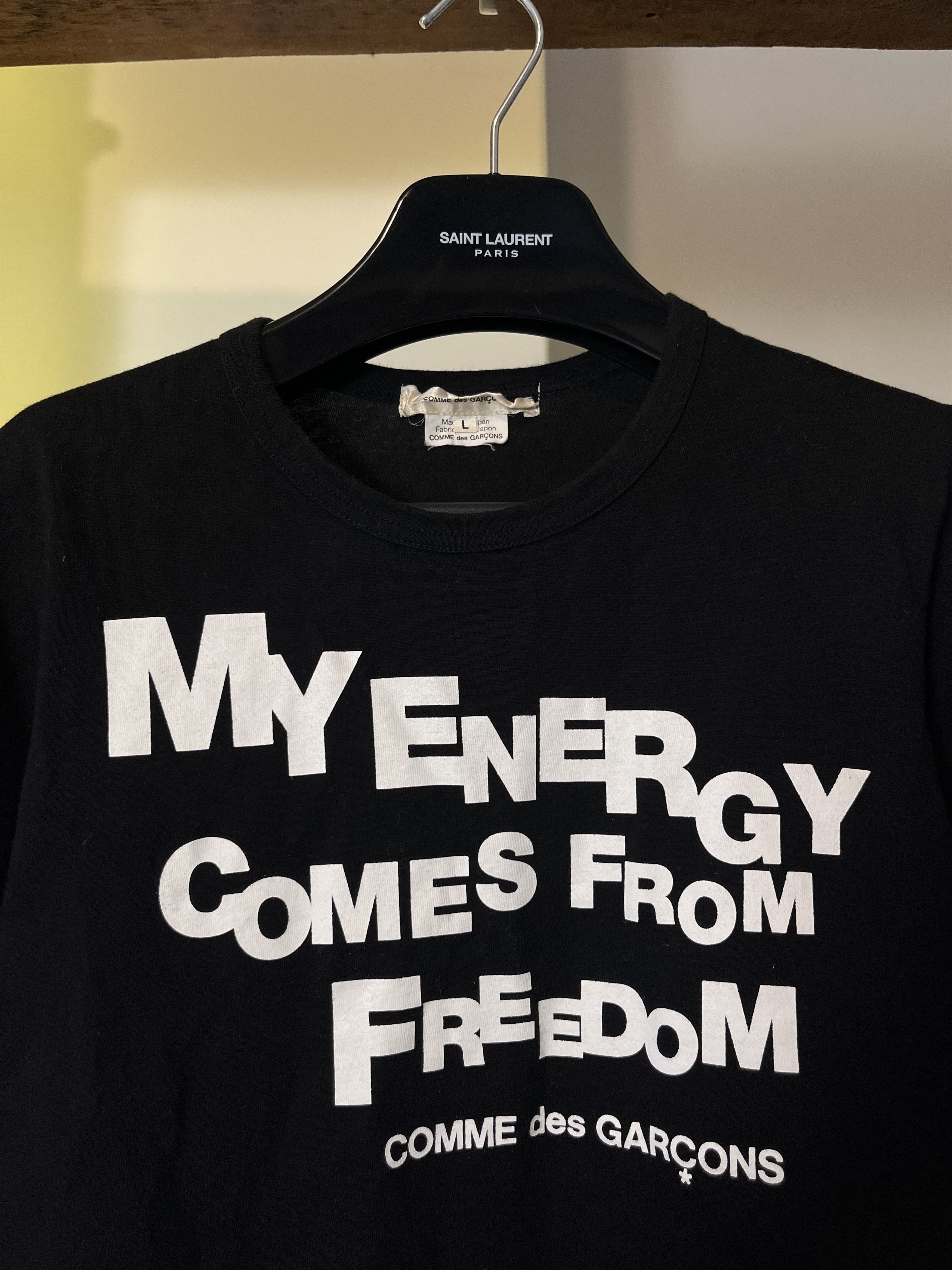 Archive Comme des Garcons My Energy Comes From Freedom
