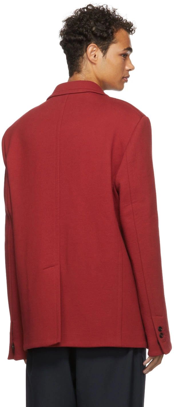 Marni o1y0225 Single-Breasted Blazer in Red Size US M / EU 48-50 / 2 - 3 Thumbnail