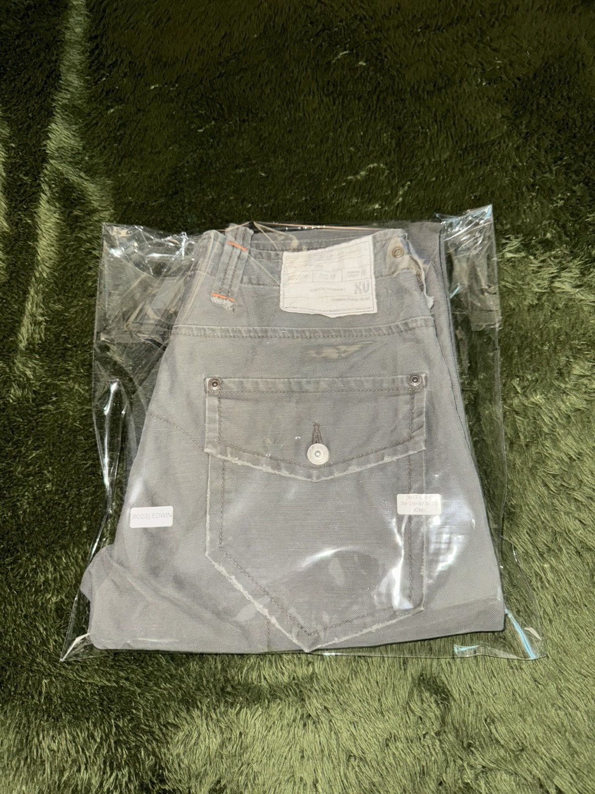 Edwin [S] EDWIN Japan Heavy Twill Pocket Detail Cotton Pants Size US 30 / EU 46 - 14 Thumbnail