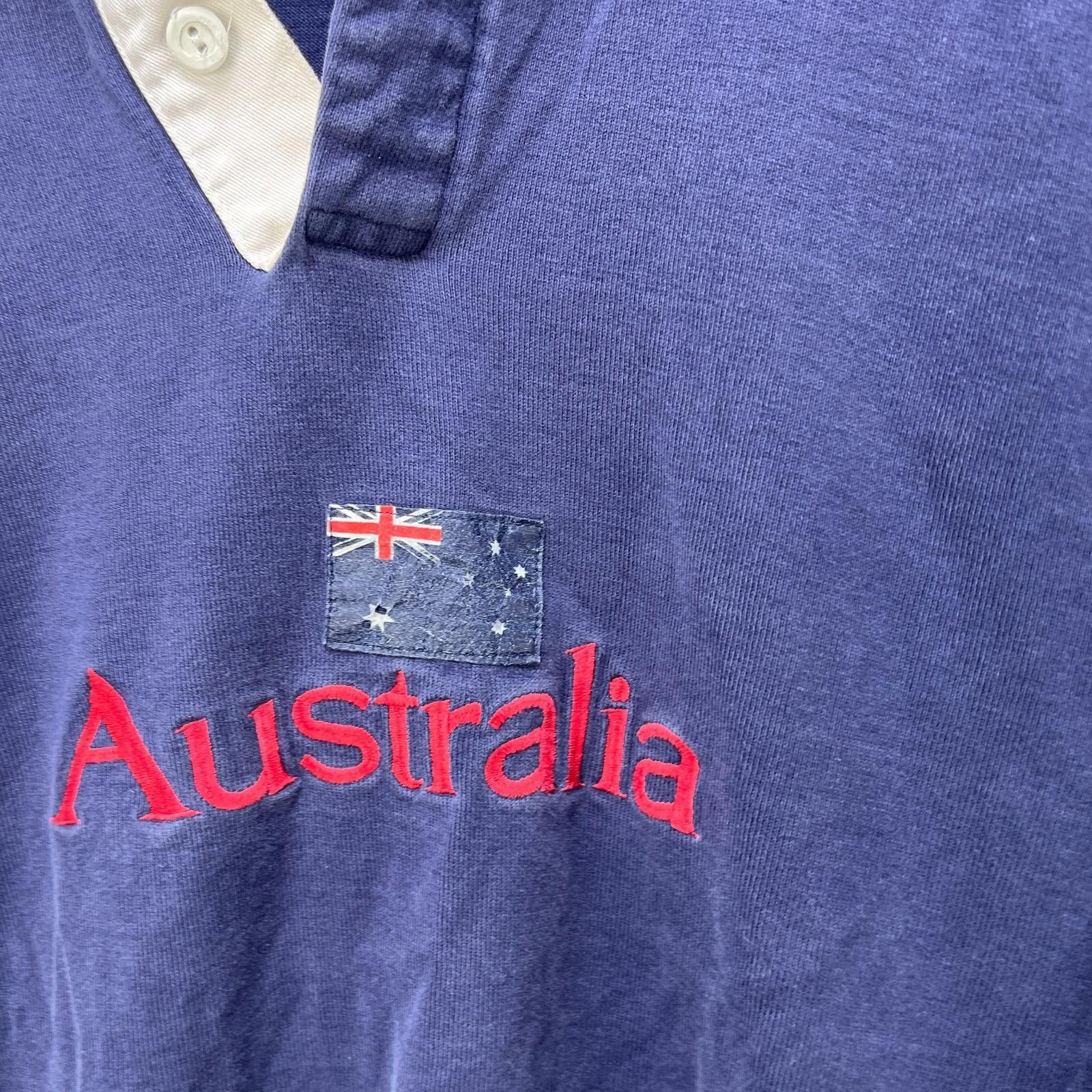 Vintage Vintage 80s Australia Rugby Long Sleeve Polo Shirt Small Size US S / EU 44-46 / 1 - 3 Thumbnail