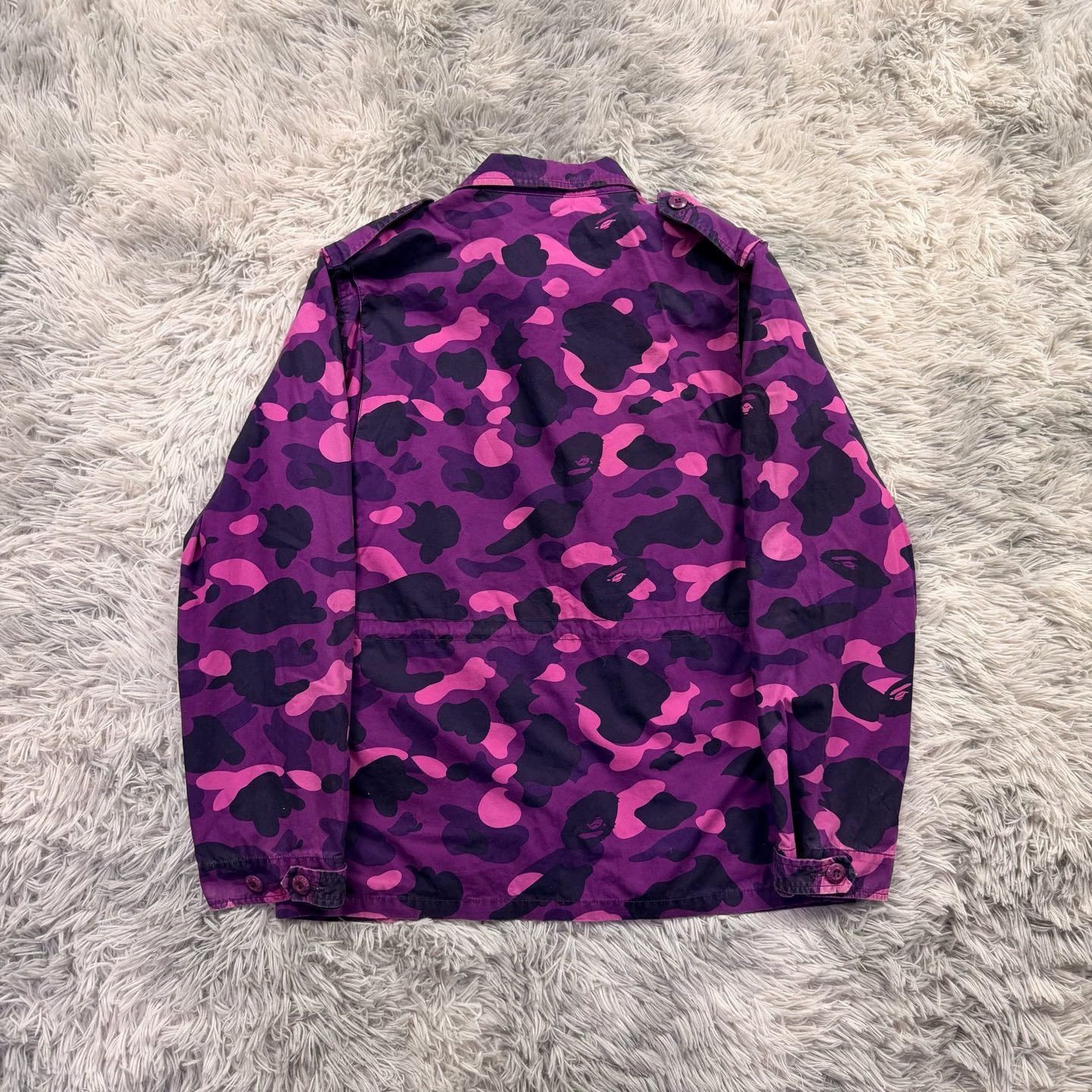 Bape bape x undefeated purple camo work shirt Size US L / EU 52-54 / 3 - 2 Thumbnail