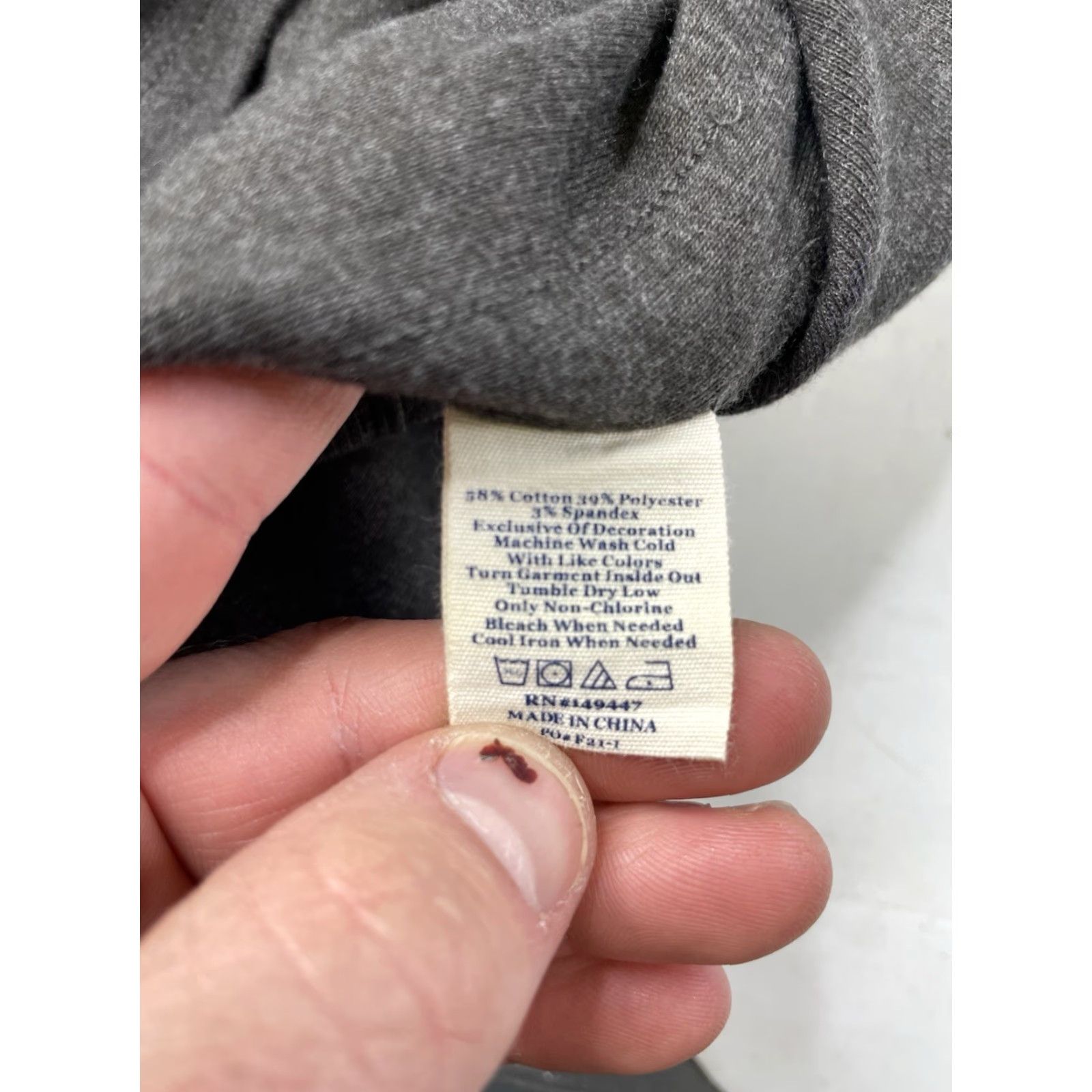 J Brand The Normal Brand Mens Medium Grey Stretch Long Sleeve Crew Neck Pullover Sweatshirt Size US M / EU 48-50 / 2 - 7 Thumbnail