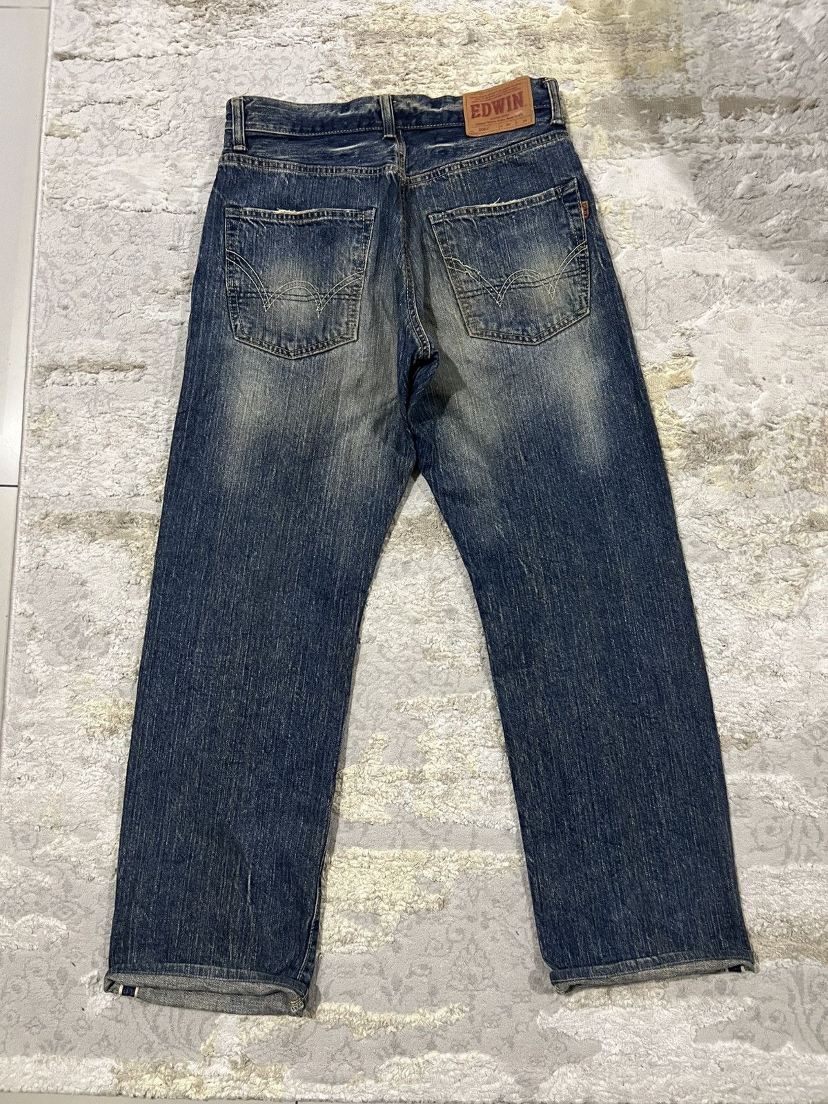 Edwin Vintage Edwin 🇯🇵 Made Mud Wash Regular Fit Selvedge Denim Size US 32 / EU 48 - 2 Thumbnail