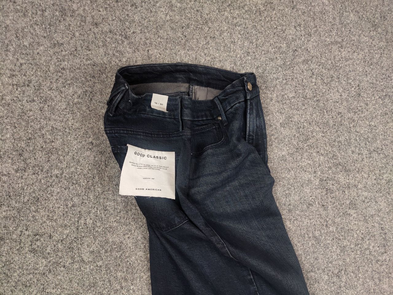 Good American Good American classic Design Ankle Dark Blue Denim Jeans Size 30" / US 8 / IT 44 - 9 Thumbnail