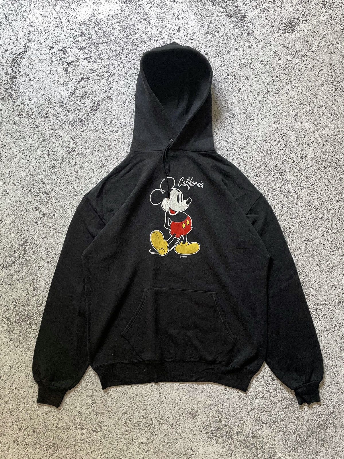 Mickey Mouse 1980s Vintage Mickey Mouse Velva Sheen Hoodie Size US L / EU 52-54 / 3 - 1 Thumbnail