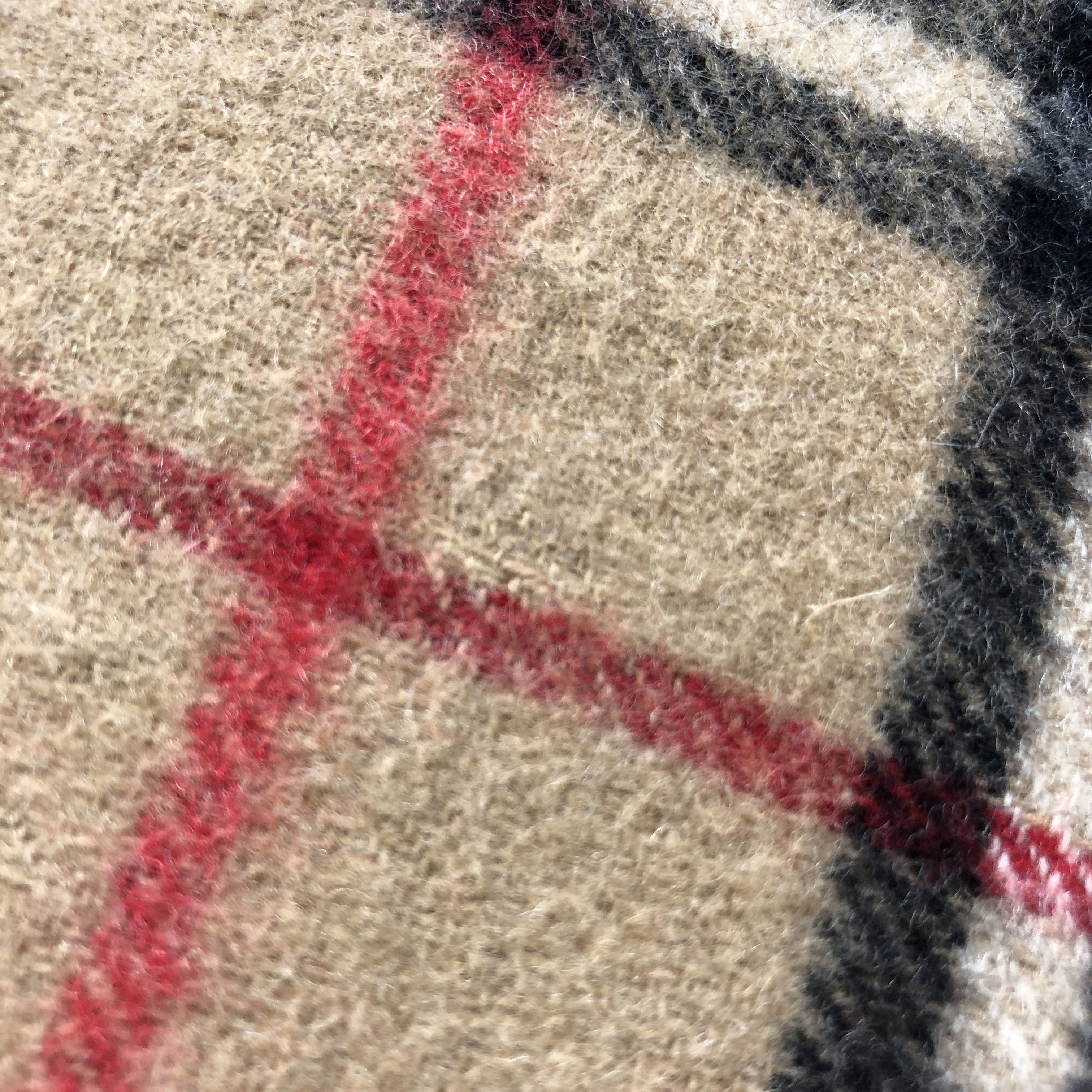 Burberry Burberrys Nova Check Tan Wool/Cashmere Scarf Muffler V2842 Size ONE SIZE - 20 Thumbnail