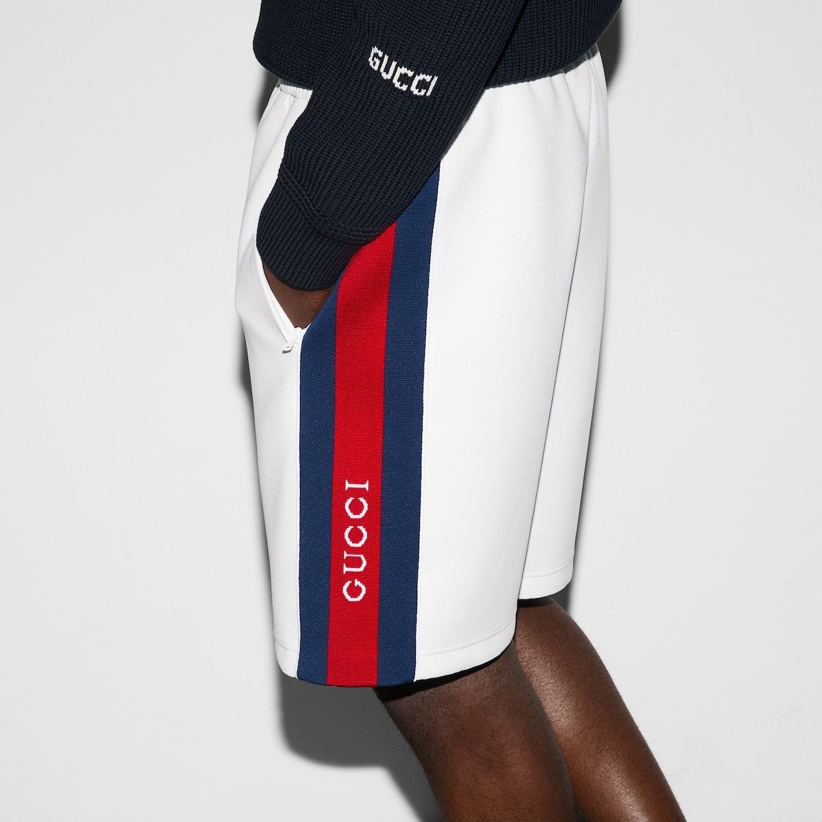 Gucci o1s1wg111025 Neoprene Shorts With Web in Multicolor Size US 36 / EU 52 - 5 Thumbnail