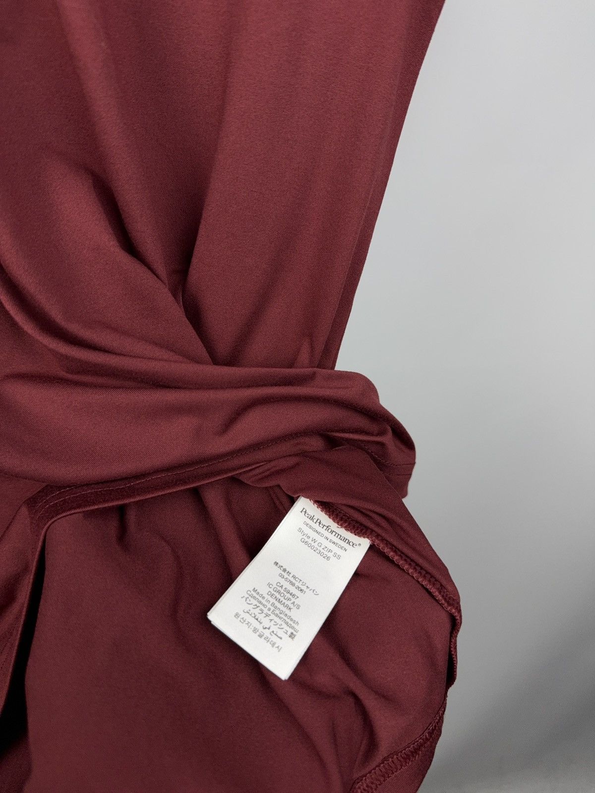 Peak Performance Outdoor Peak Performance Active Zip Polo Shirt Burgundy Size L / US 10 / IT 46 - 7 Thumbnail