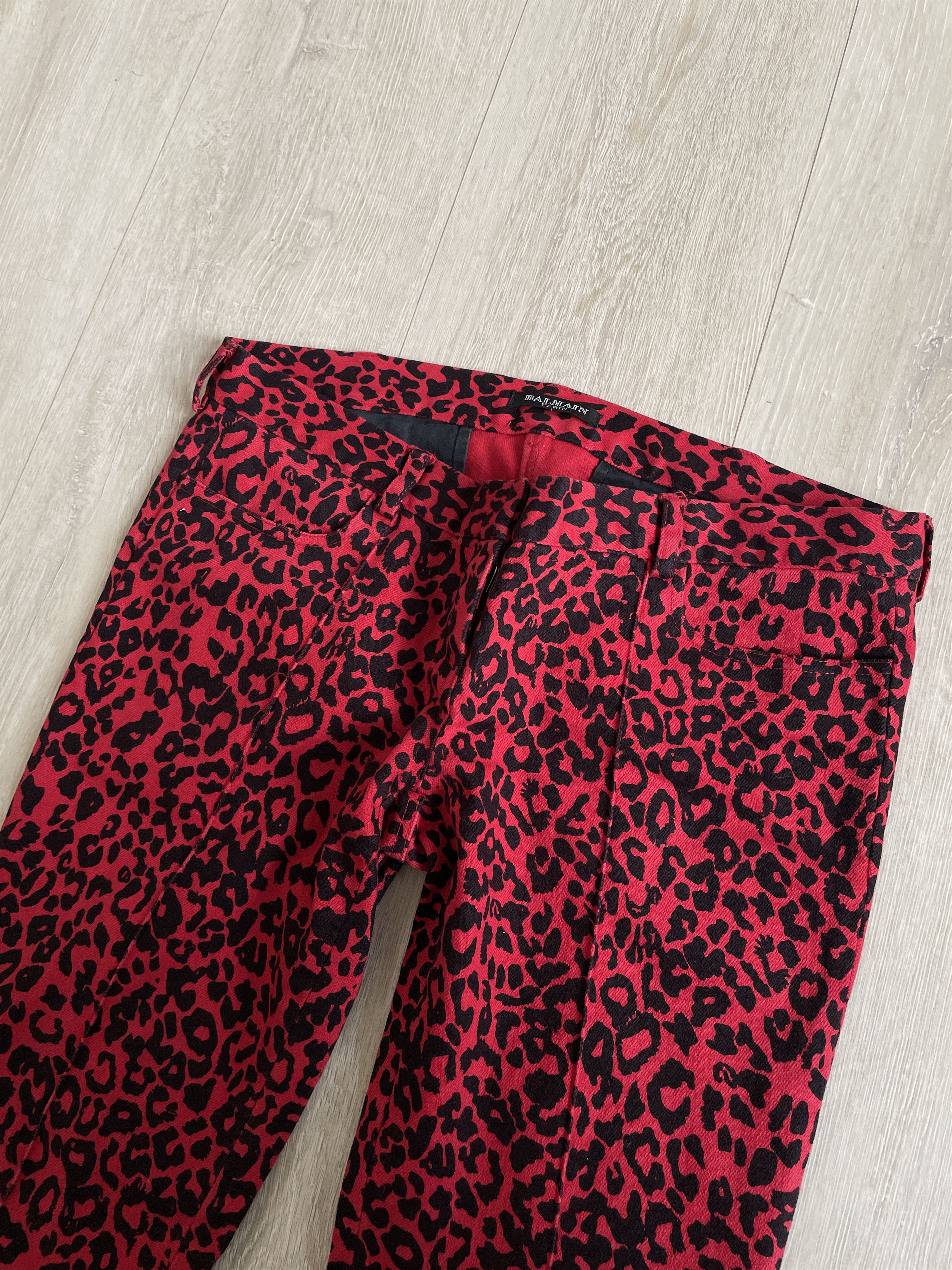 Balmain Balmain AW08 runway flared pants by Christophe Decarnin Size 29" - 6 Thumbnail