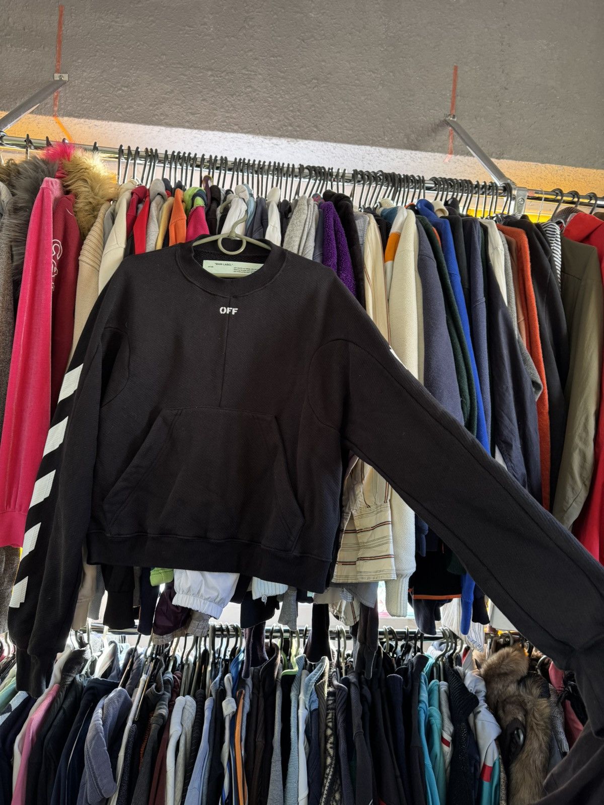 Off-White Off-White Women’s Meteor Cropped Sweatshirt Size M / US 6-8 / IT 42-44 - 7 Thumbnail