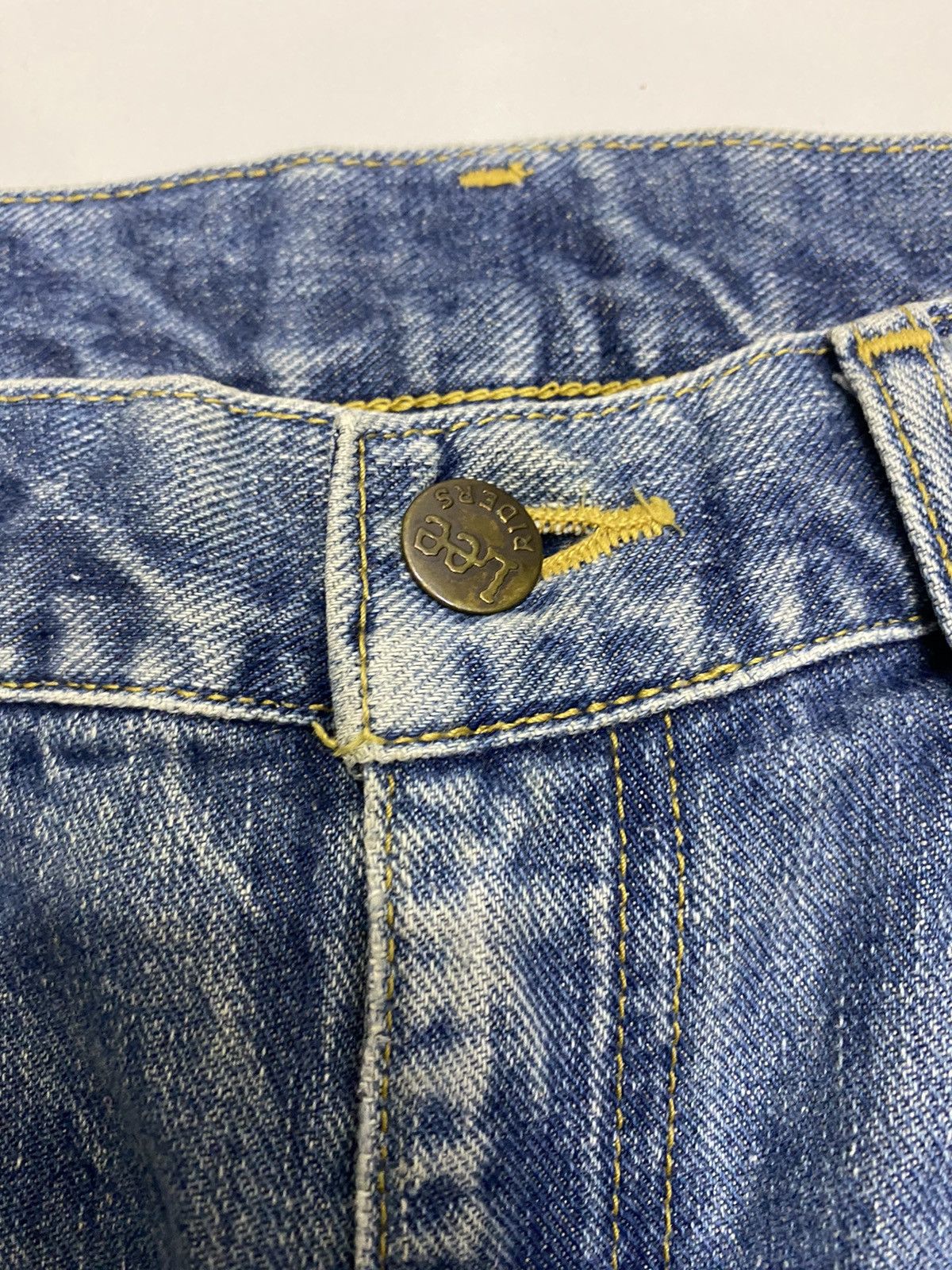Lee VINTAGE 80s LEE US RIDERS SANFORIZED DISTRESSED BAGGY DENIM Size US 32 / EU 48 - 10 Thumbnail