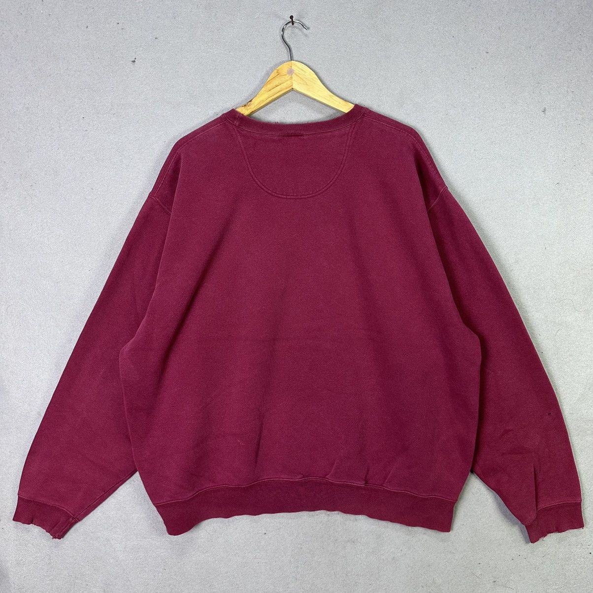 Nike Vintage Nike Mini Swoosh Distressed Sweatshirt Size US XXL / EU 58 / 5 - 7 Thumbnail