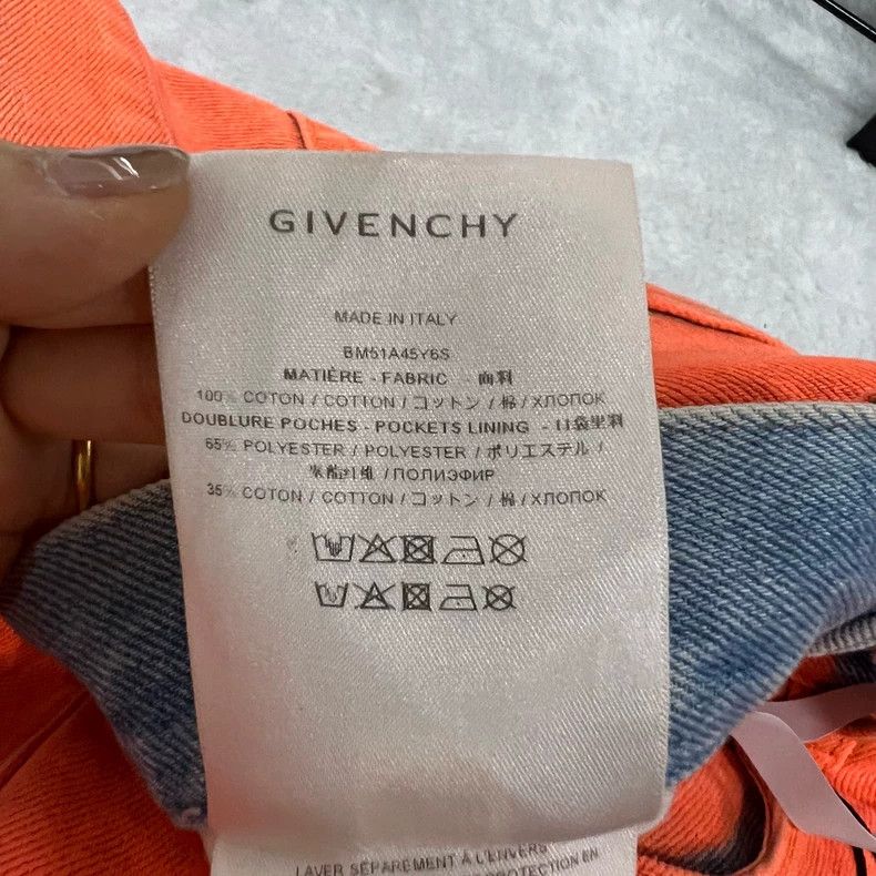 Givenchy Givenchy Orange pocket zipper straight leg pants size 30 / Size US 30 / EU 46 - 3 Thumbnail