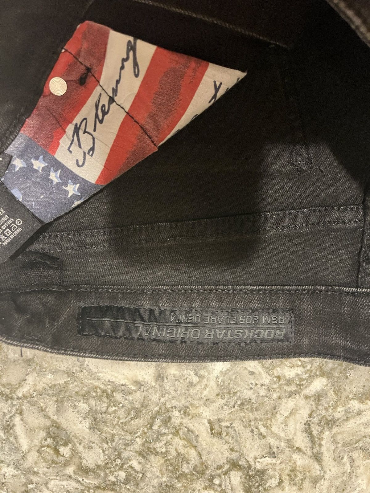 Other Rockstar Original black and white bandanna jeans Size US 34 / EU 50 - 4 Thumbnail