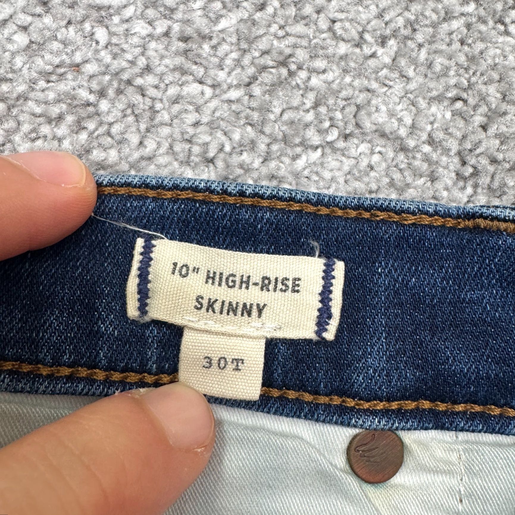 Madewell Madewell Jeans Women 30x30 High Rise Skinny Denim Blue Medium Wash 5-Pocket Stretch City Streetwear Womens Size 30" / US 8 / IT 44 - 6 Thumbnail
