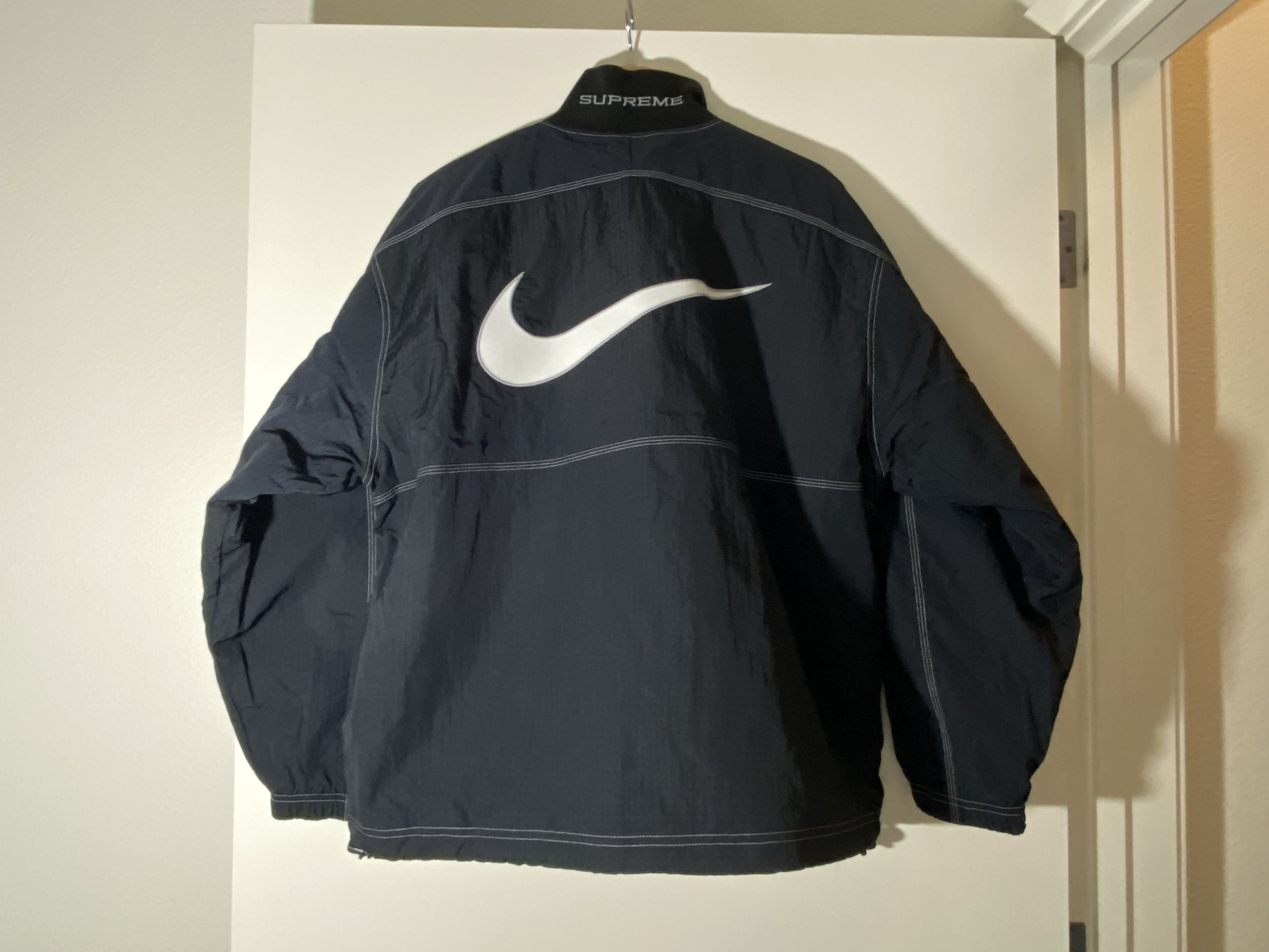 Supreme Supreme Nike Ripstop Pullover Black | Grailed