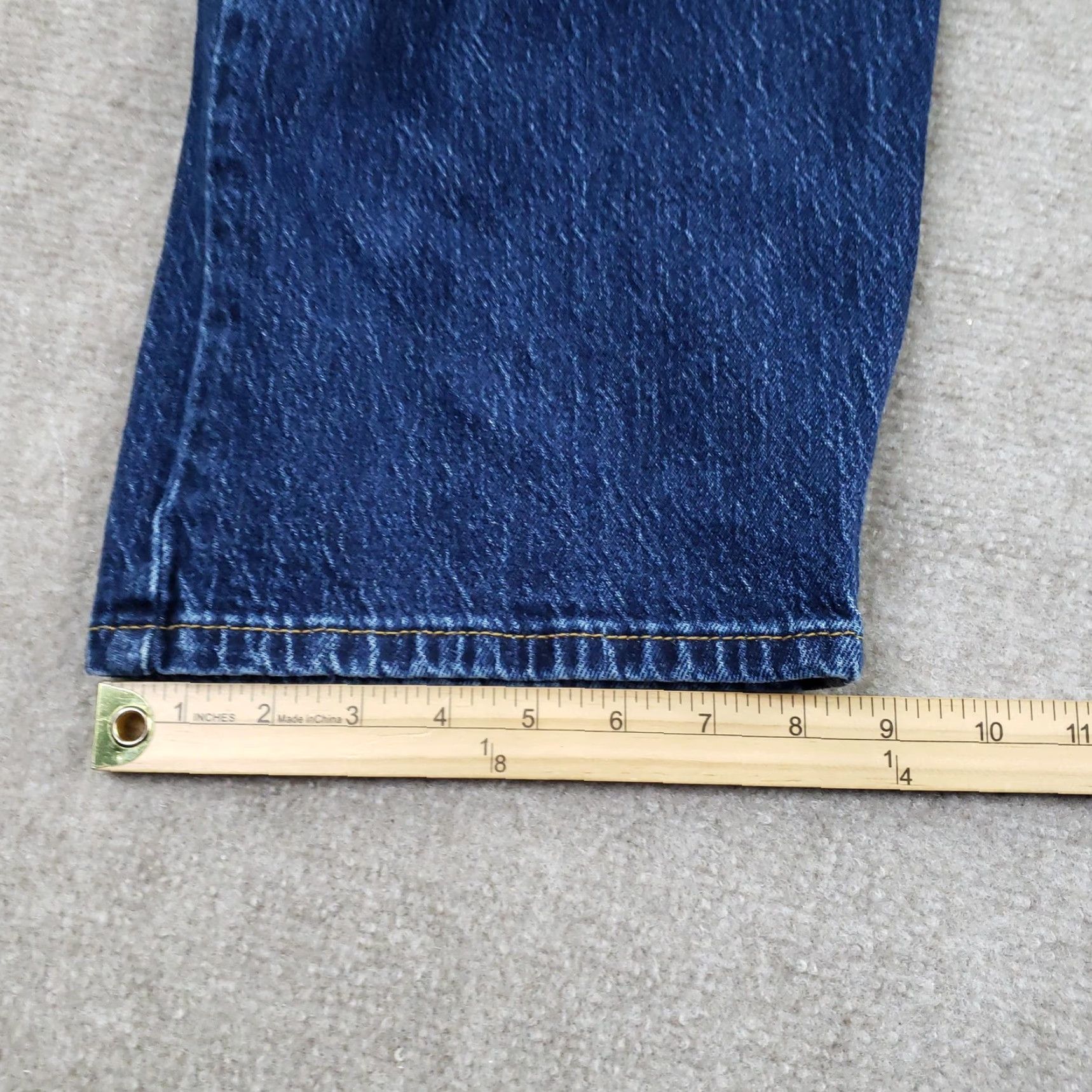 Levi's Levi's 502 Jeans Mens Tapered Fit Blue Denim Stretch Casual Size US 38 / EU 54 - 4 Thumbnail