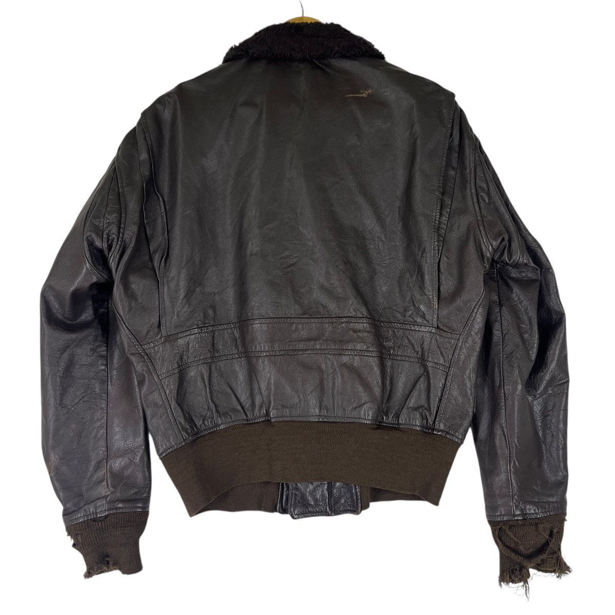 Cooper 🔥 Vintage Cooper G-1 Usn Leather Jacket Size 42R Size US L / EU 52-54 / 3 - 2 Thumbnail