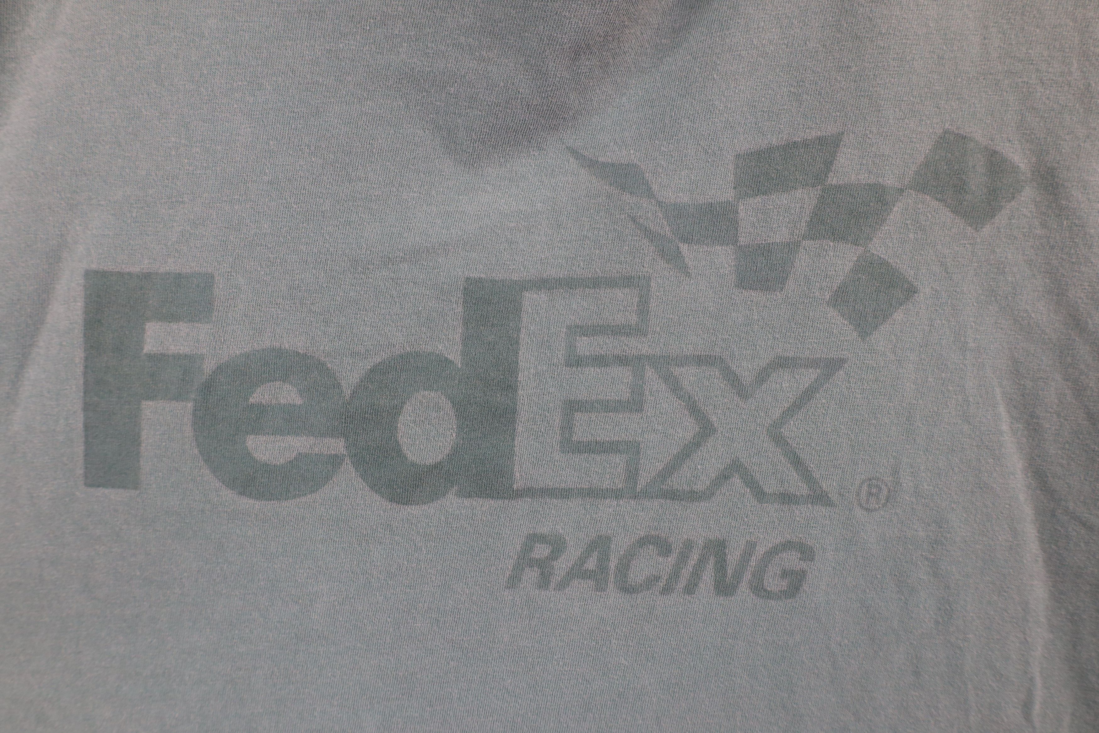 Vintage Vintage Stonewash Racing Long Sleeve T-Shirt Green Cotton Size US XXL / EU 58 / 5 - 4 Thumbnail
