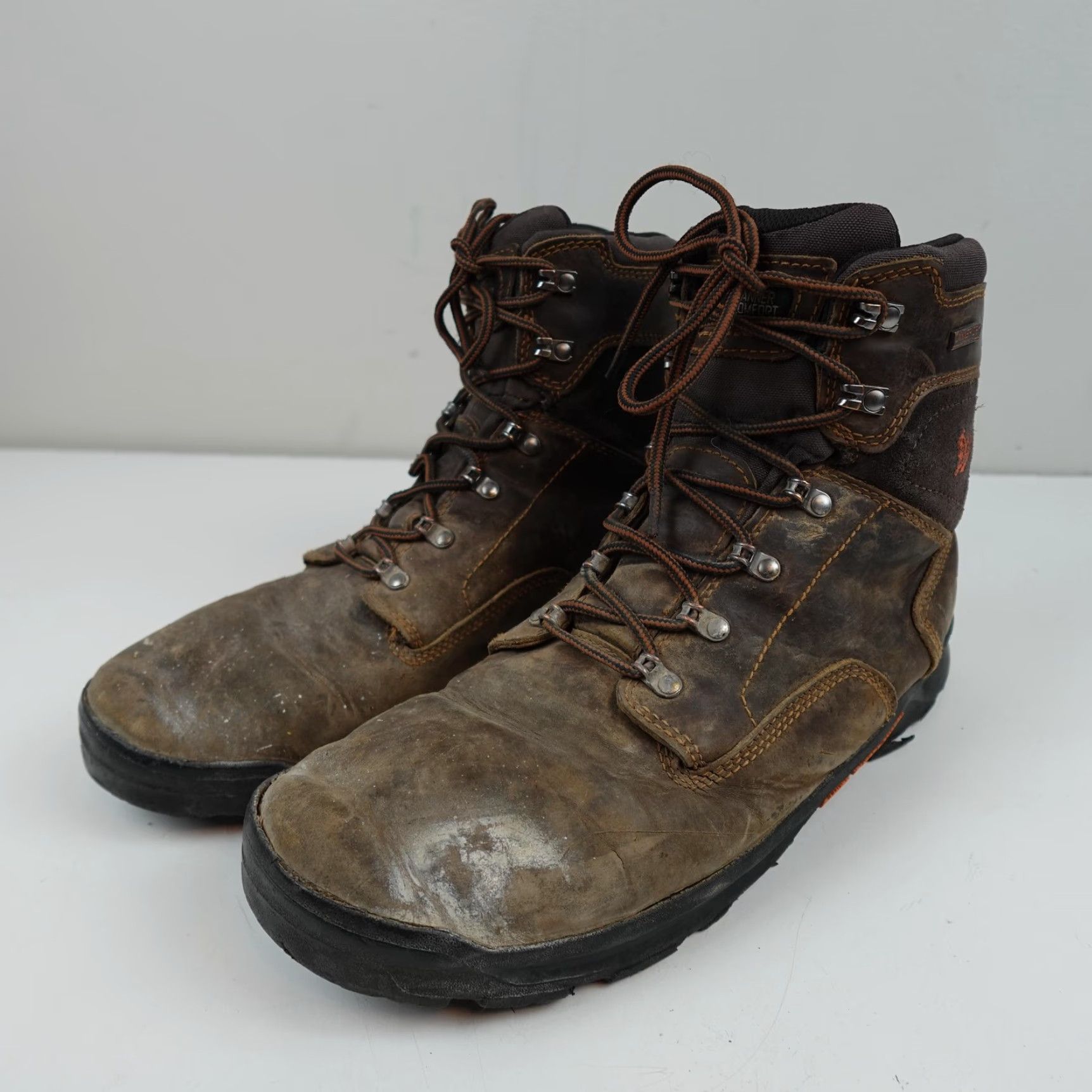 Danner Danner Crafter 8" Work Boots Mens Size 14 Brown Leather Waterproof Danner Dry Size US 14 / EU 47 - 2 Thumbnail