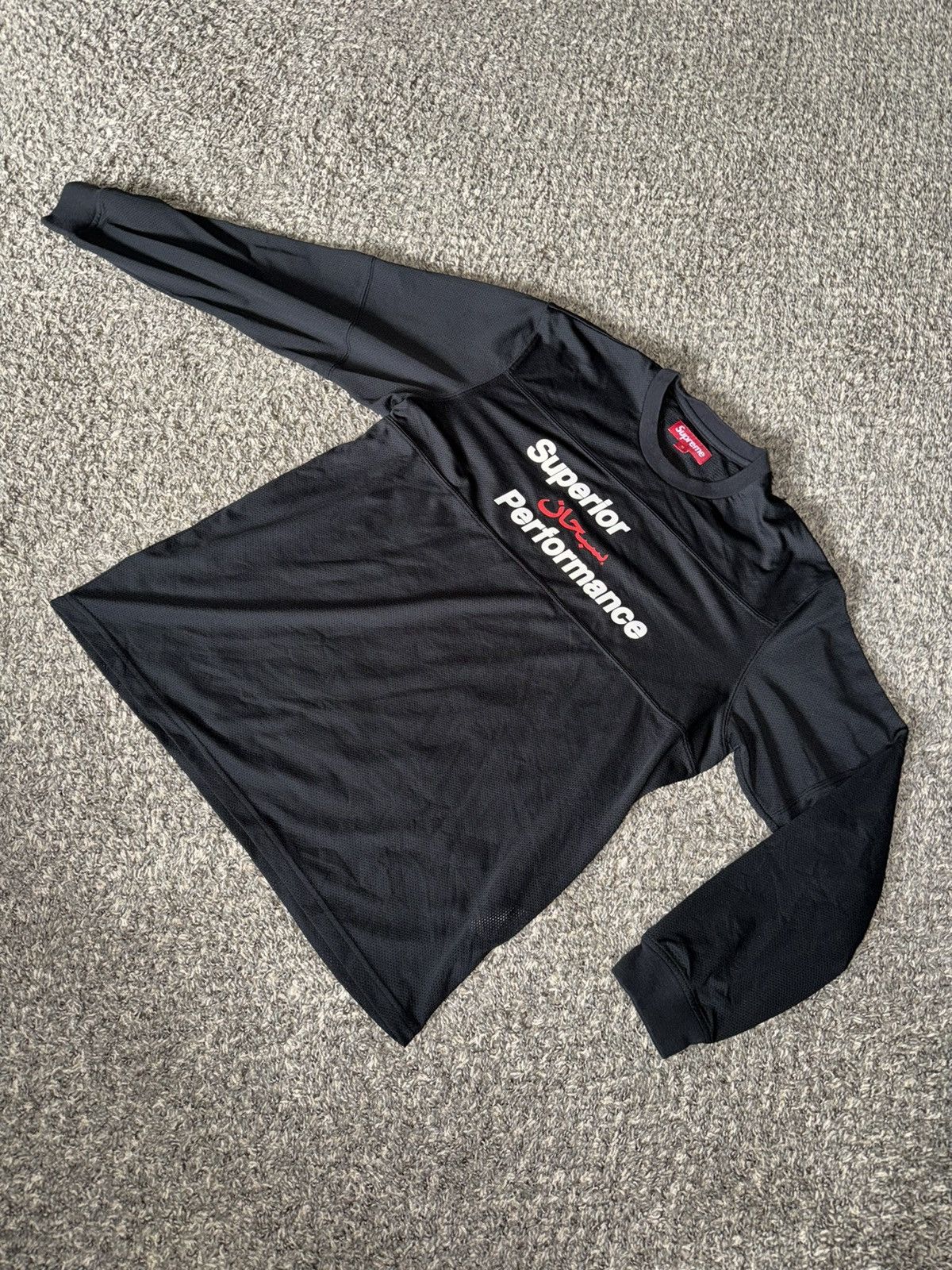 Supreme "Superior Performance" Arabic Mesh L/S Top SS25 Size US M / EU 48-50 / 2 - 2 Thumbnail