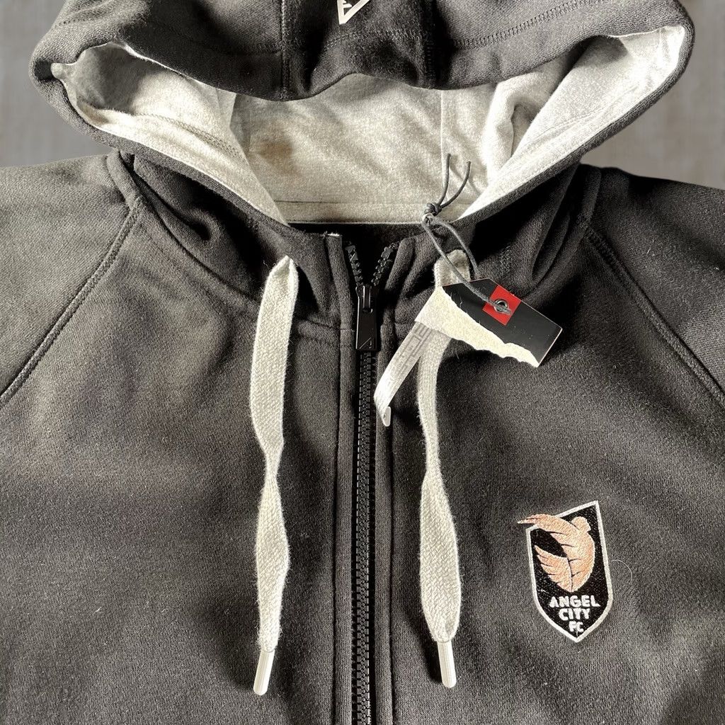 Vintage Angel City FC Hoodie Mens M Zip Up Embroidered Los Angeles Soccer Size M / US 6-8 / IT 42-44 - 1 Thumbnail