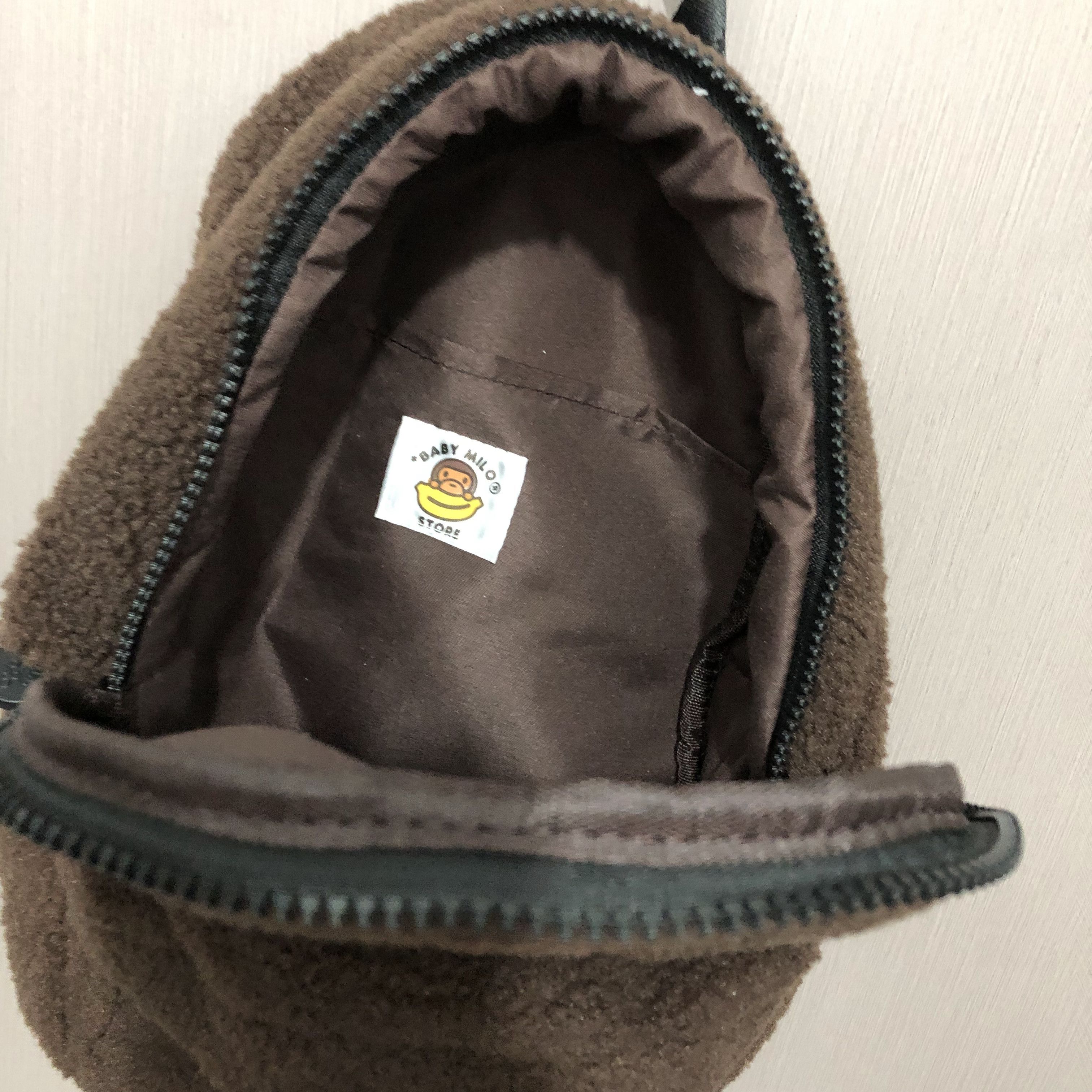 Japanese Brand brown Bape BABY MILO MINI FUR BACKPACK Size ONE SIZE - 7 Thumbnail