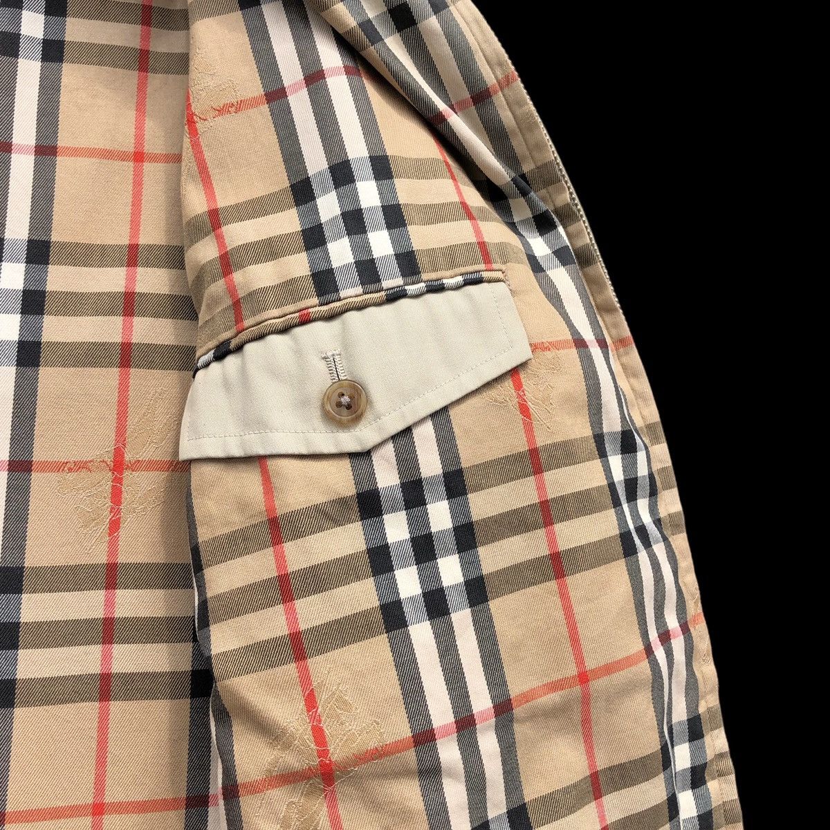 Burberry Vintage Burberrys Prorsum Lined Novacheck Bomber Jacket Size US M / EU 48-50 / 2 - 12 Thumbnail