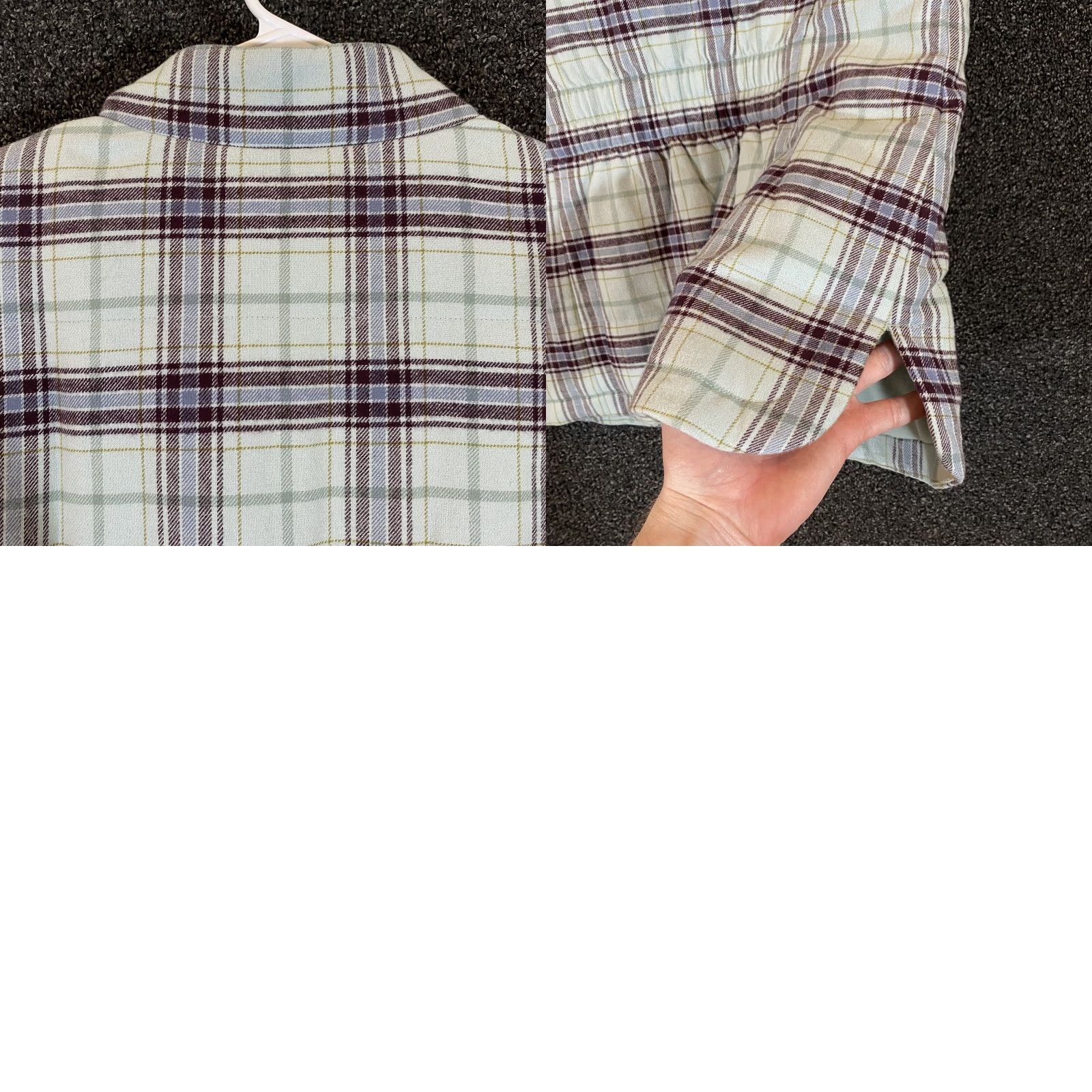 J. Jill J Jill Vest Womens Medium Mint Green Brown Plaid Full Zip Pockets Sleeveless Vest (M) Multicolor Plaid All Seasons) Size M / US 6-8 / IT 42-44 - 8 Thumbnail