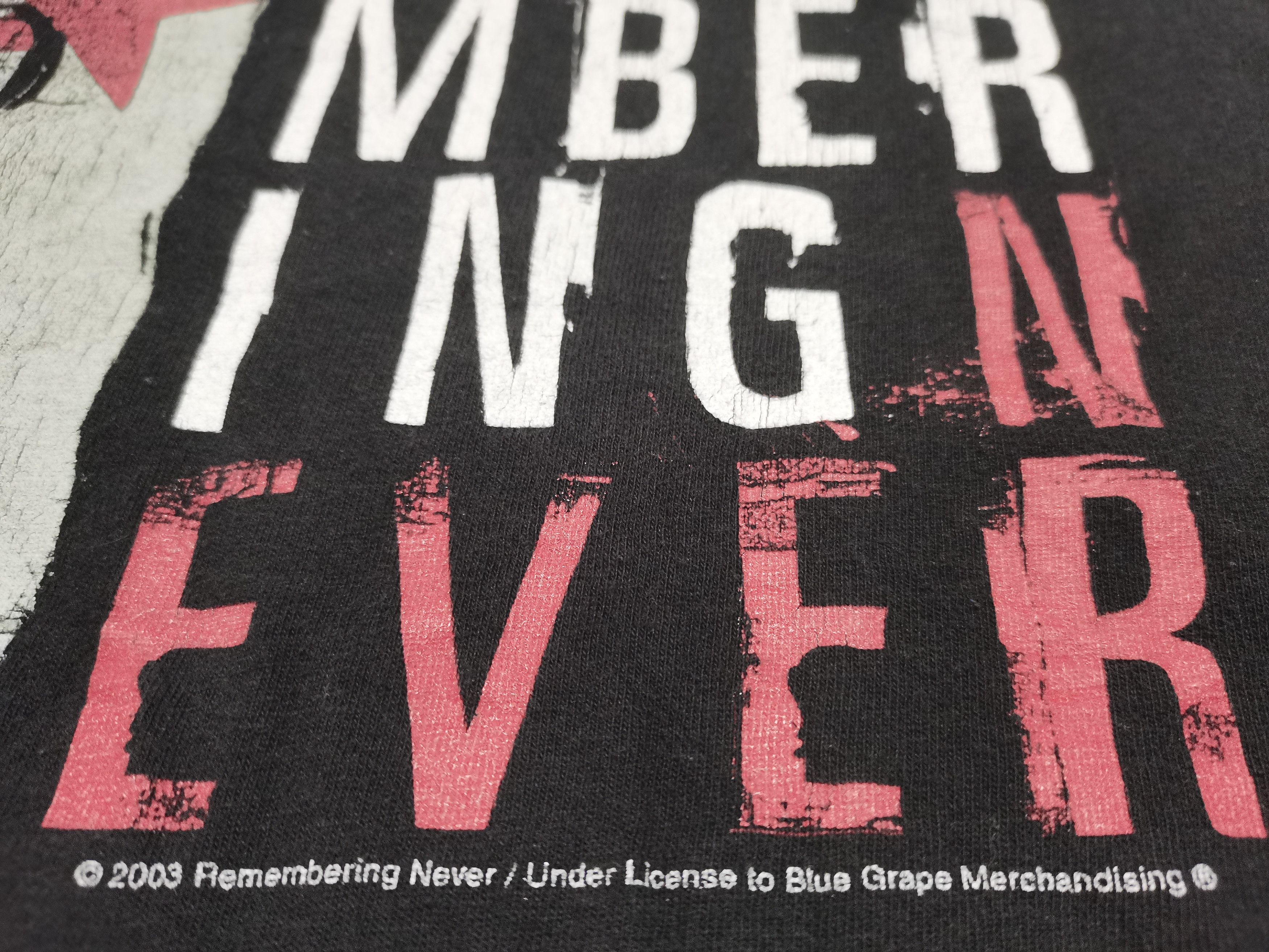 Band Tees VINTAGE REMEMBERING NEVER ©2003 Size US M / EU 48-50 / 2 - 2 Thumbnail