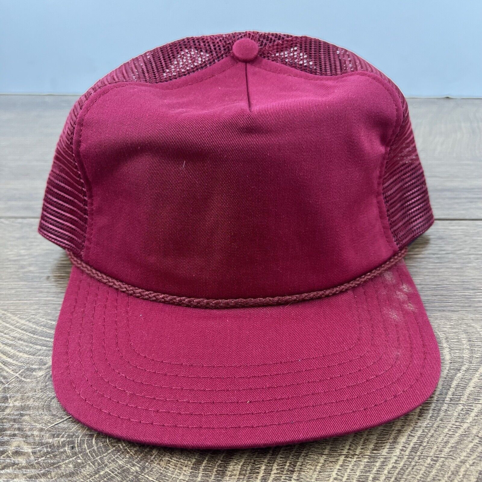 Other Adult Maroon Snapback Hat Red Cap Hat Adjustable Hat Red Adu Size ONE SIZE - 1 Thumbnail