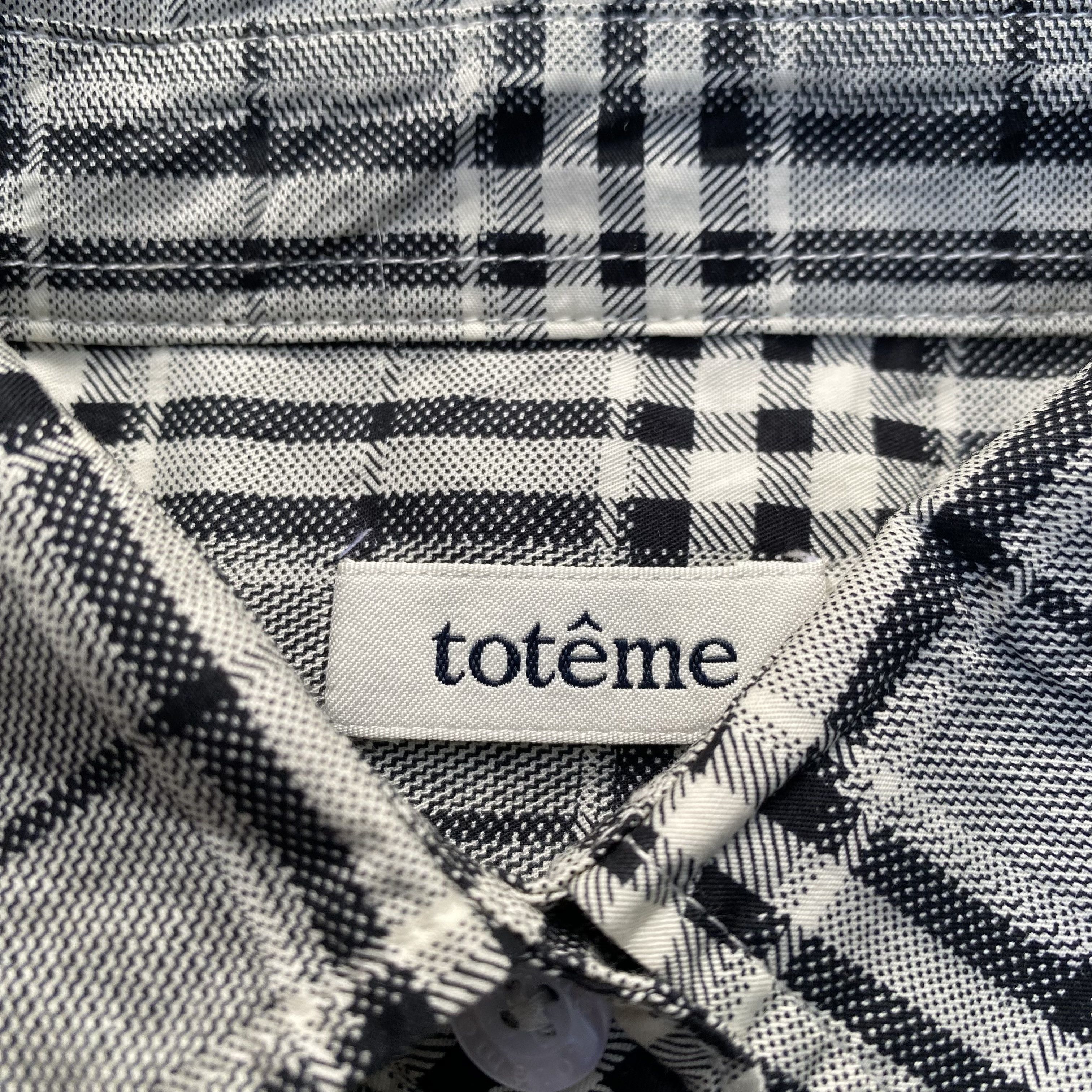 Toteme Toteme checked capri in grey black shirt Size XS / US 0-2 / IT 36-38 - 8 Thumbnail