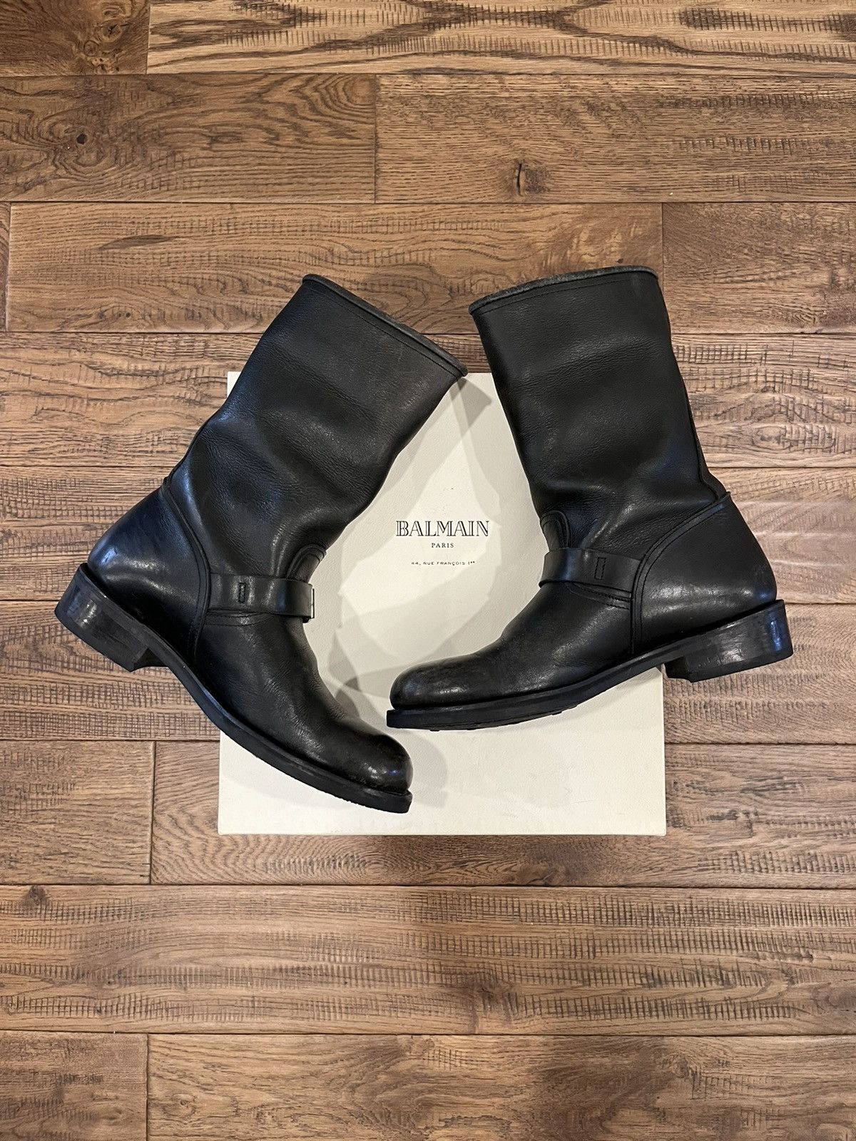 Balmain chrome boots sale