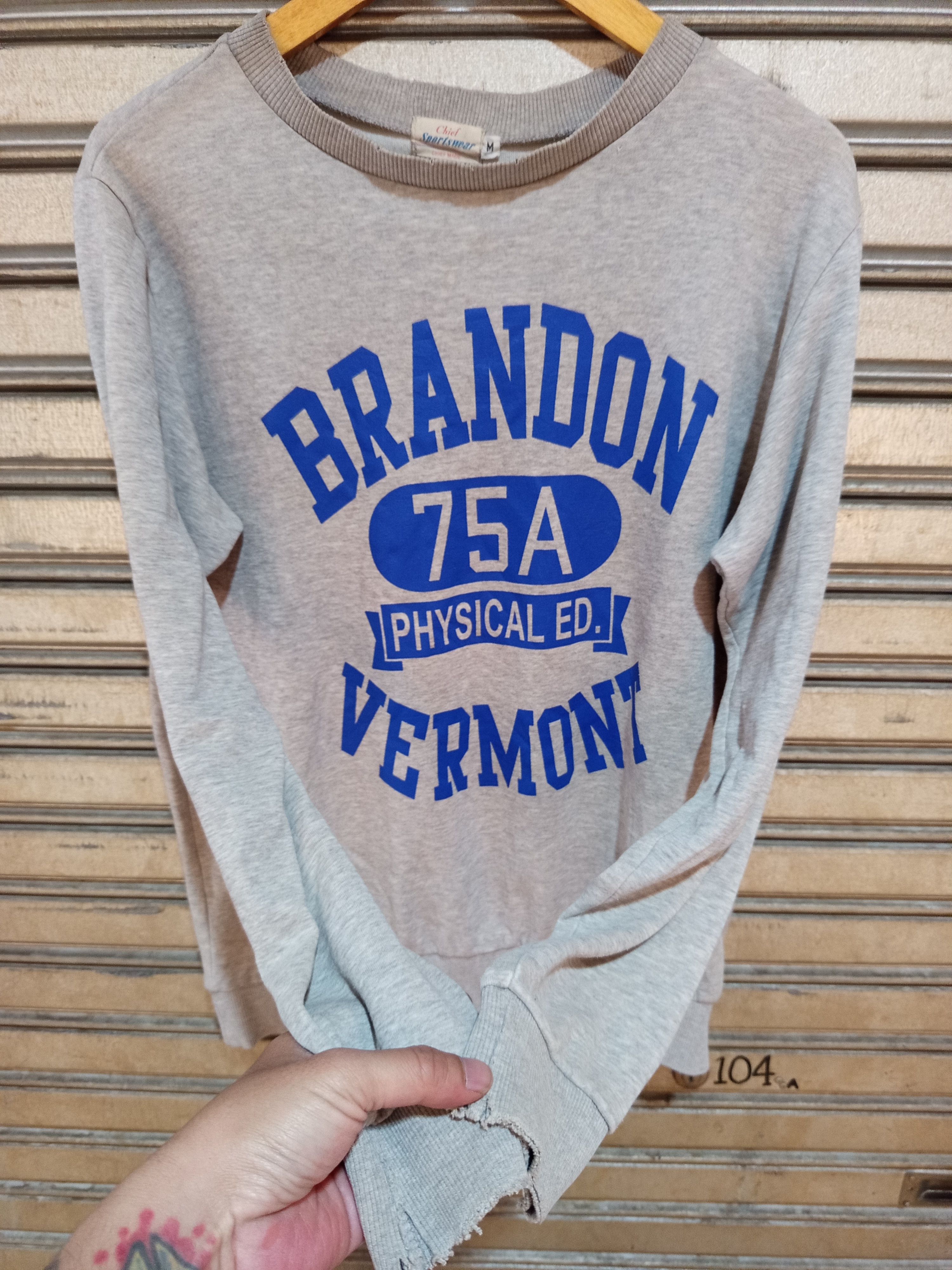 Vintage 1980s Chief Sportswear Brandon Vermont Sweatshirt Size US M / EU 48-50 / 2 - 5 Thumbnail