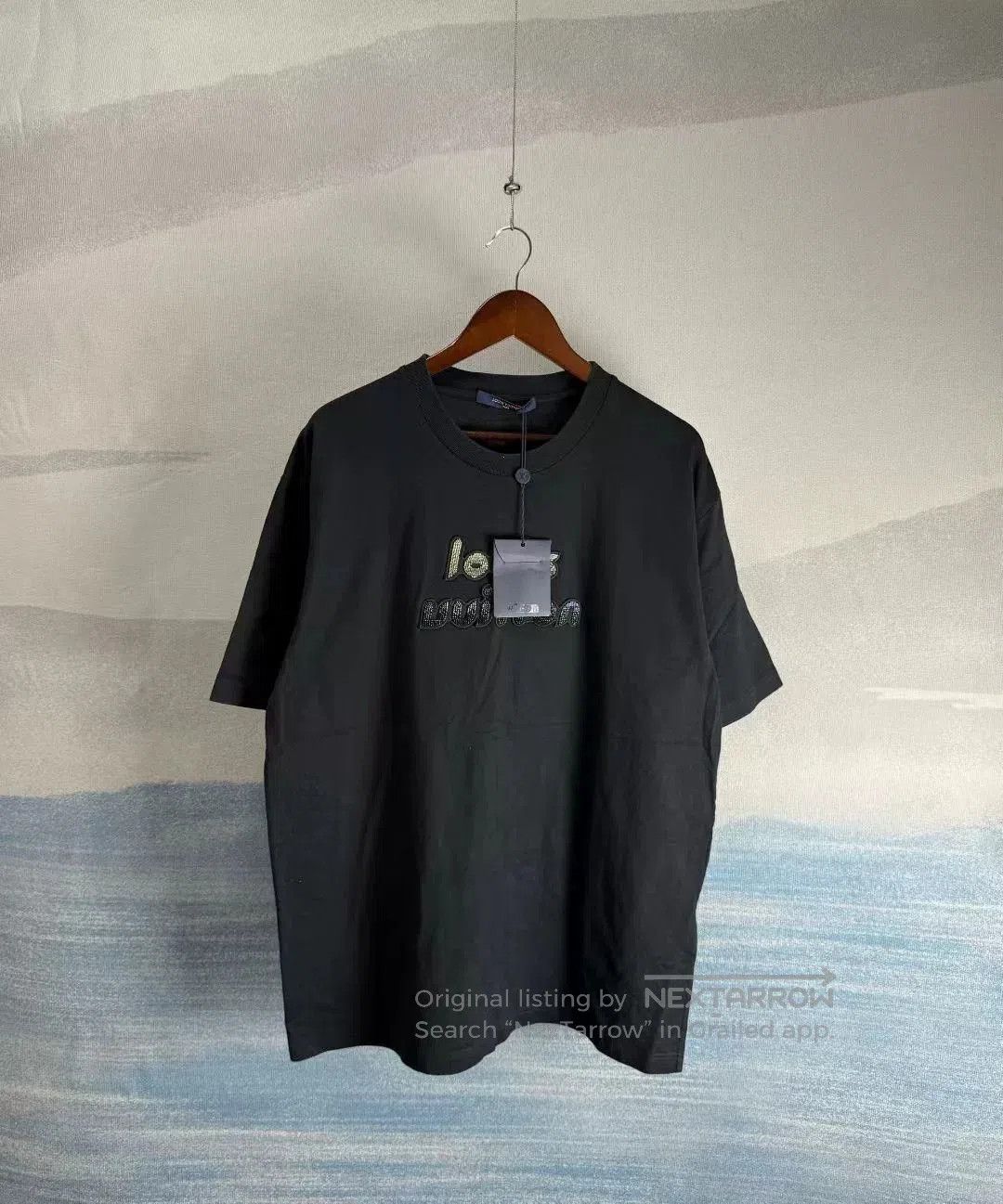 louis vuitton black short sleeve shirt.