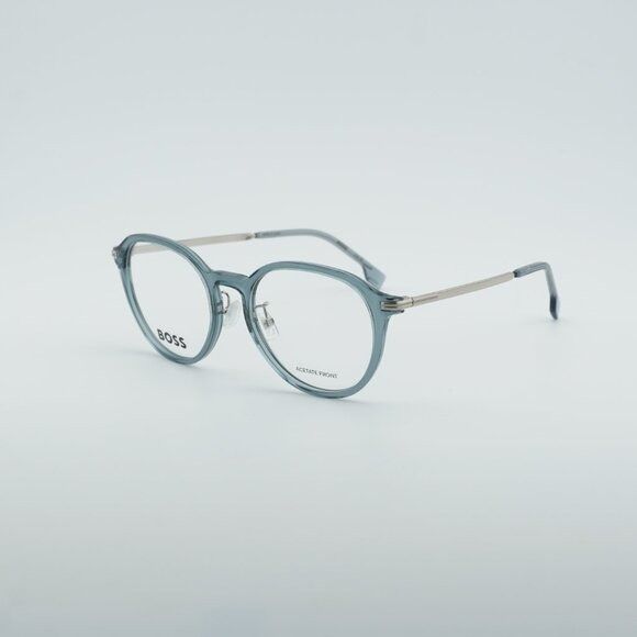 Hugo Boss Hugo Boss BOSS 1615/F 0B88 00 Eyeglasses Blue/Silver 52mm Size ONE SIZE - 7 Thumbnail