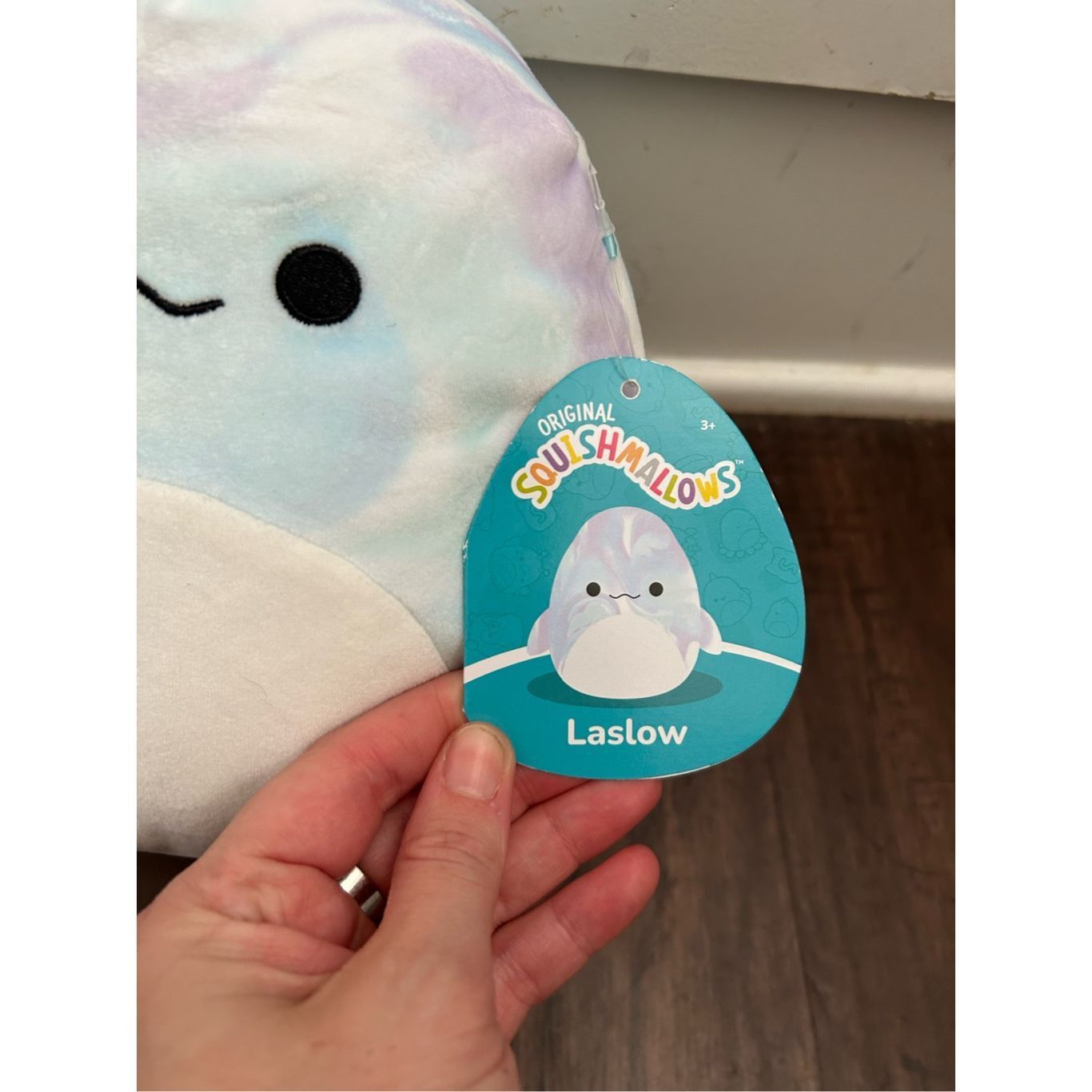 Seagale Squishmallows Kellytoy NWT Sea Life Squad 8" Laslow the Belu Size ONE SIZE - 2 Thumbnail