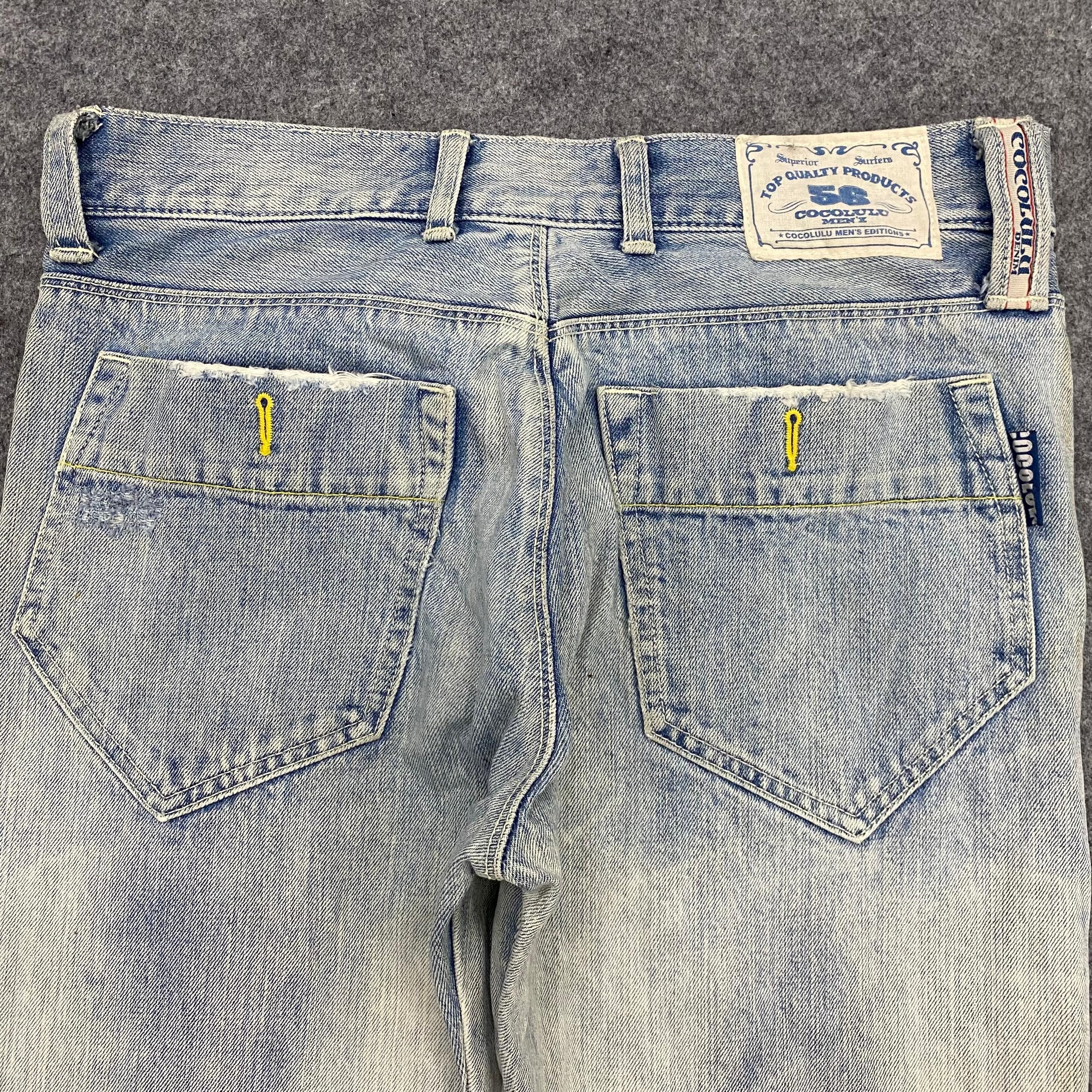 If Six Was Nine 💥Best Offer💥Vintage Cocolulu Men Distressed Denim Size US 34 / EU 50 - 13 Thumbnail