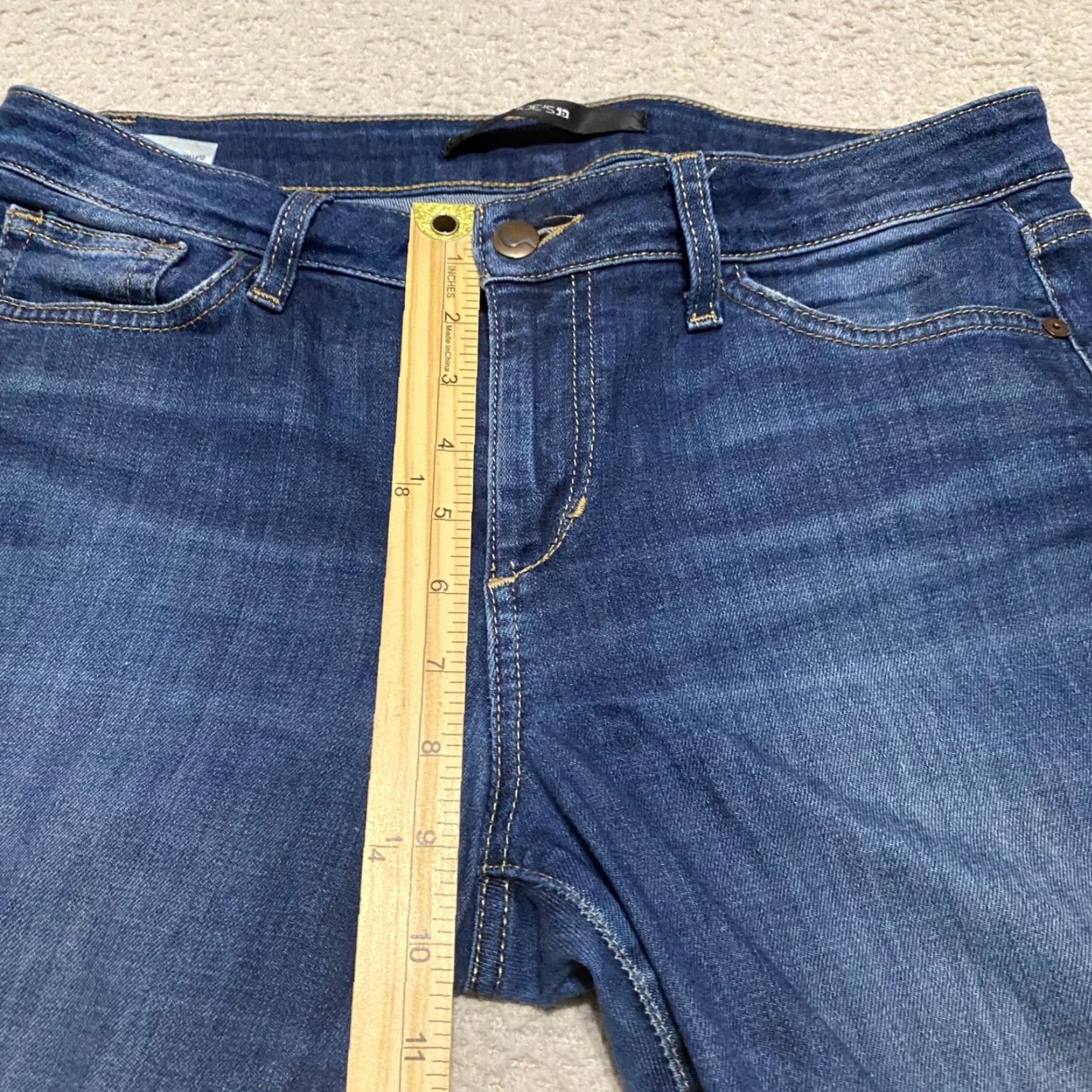 Vintage VINTAGE Joe's Jeans Womens Skinny Denim Jeans 28 Blue Mid Rise 5-Pocket Design Womens Jeans Size 24" / US 00 / IT 34 - 4 Thumbnail