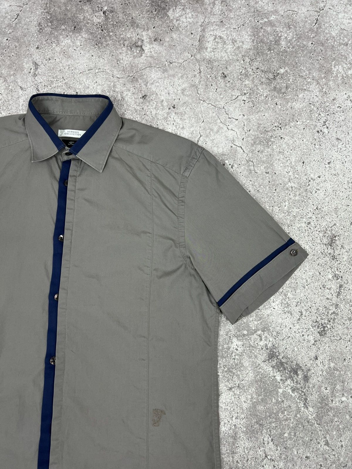 Versace Versace Collection Button Up Shirt Short Sleeve Size US S / EU 44-46 / 1 - 6 Thumbnail