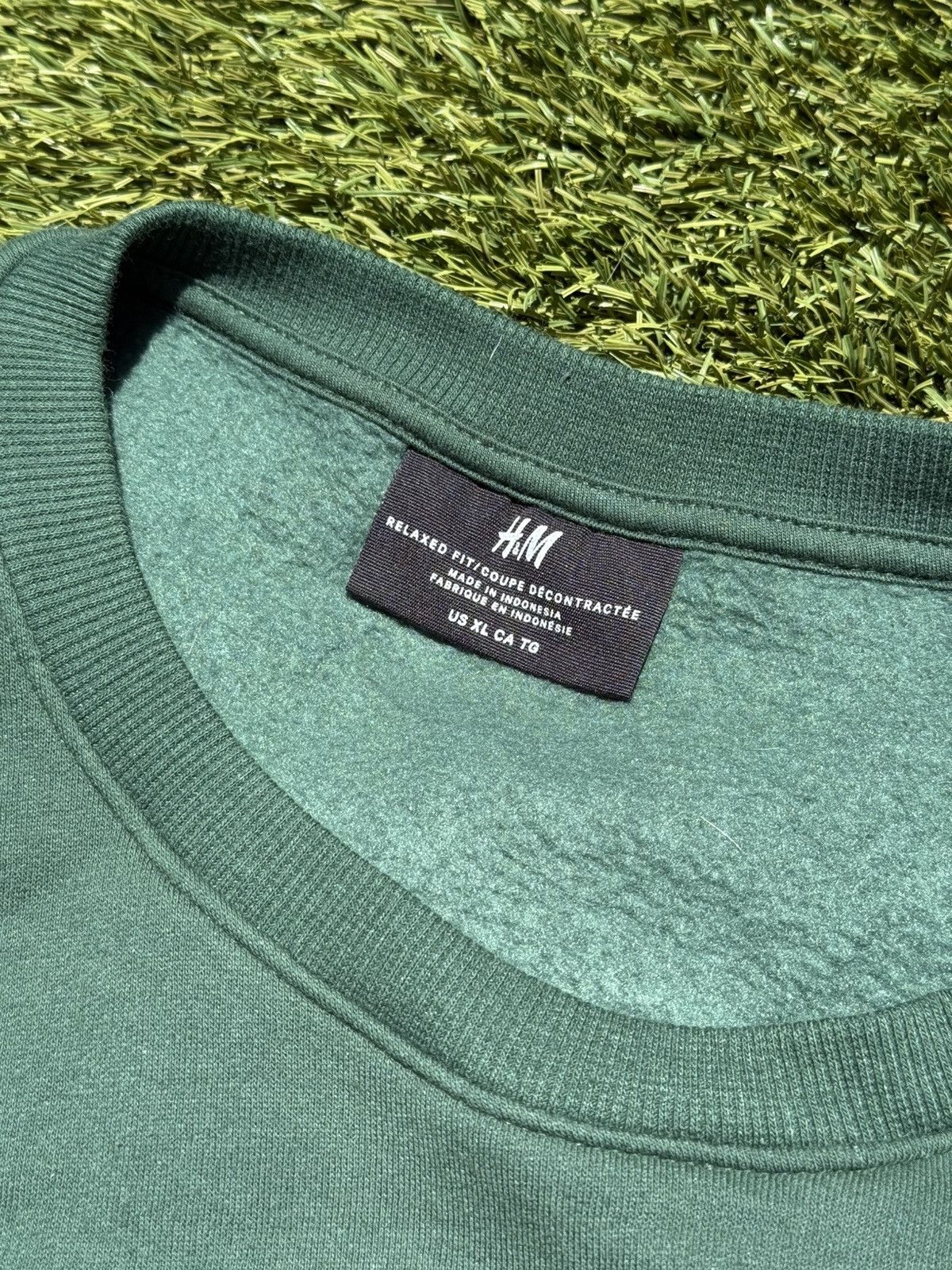 H&M Green H&M Sweater Size US XL / EU 56 / 4 - 2 Thumbnail