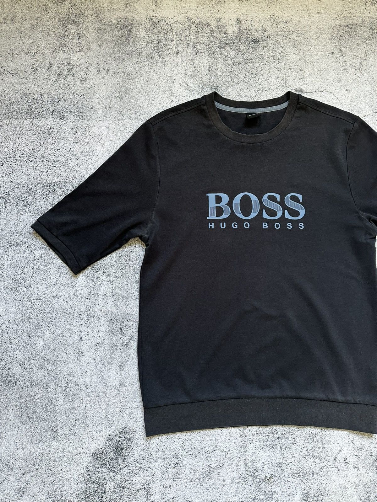 Hugo Boss Vintage Hugo Boss Tracksuit Sweatshirt Big Blue Logo Size US XL / EU 56 / 4 - 2 Thumbnail
