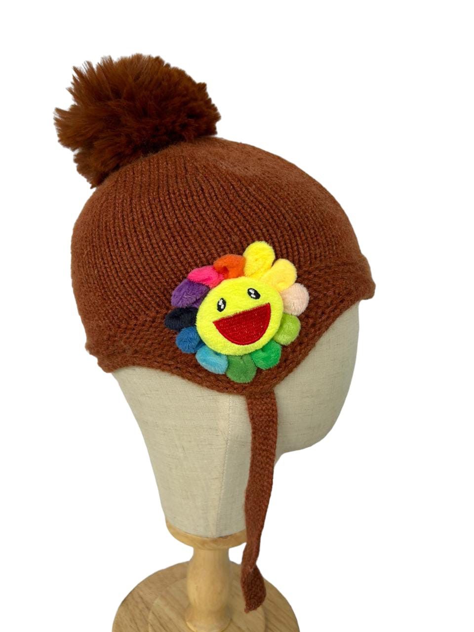 Japanese Brand × Kapital × Vintage Takashi Murakami Rainbow Flower Beanie Hats 🌼 Size ONE SIZE - 3 Thumbnail