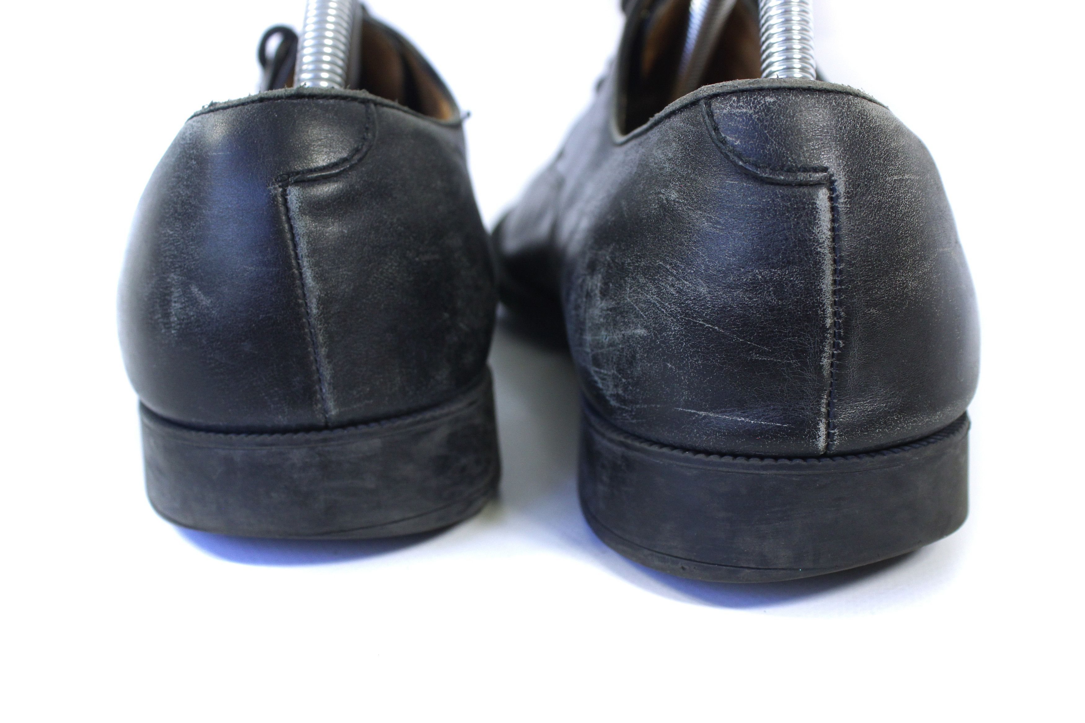 Gucci Tom Ford Era Wed Stripe Leather Oxford Shoes Vintage Size US 10 / EU 43 - 5 Thumbnail