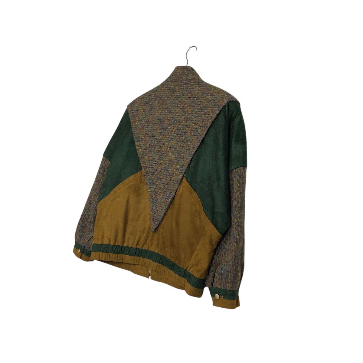 Japanese Brand 📌Vintage Bomber Jacket Patchwork Lunna Issey Miyake Size US M / EU 48-50 / 2 - 11 Thumbnail
