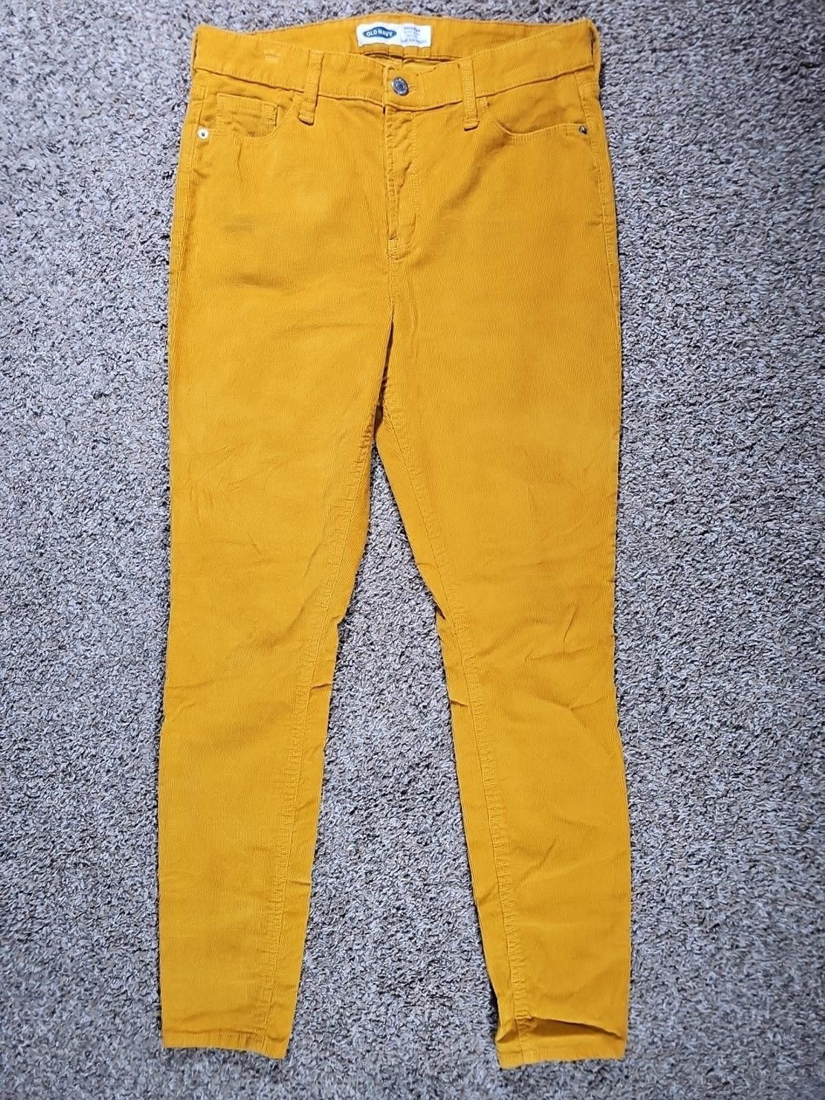 Old Navy Old Navy 10 ROCKSTAR Super Skinny HighRise Courduroy Pants Size 32" / US 10 / IT 46 - 1 Thumbnail