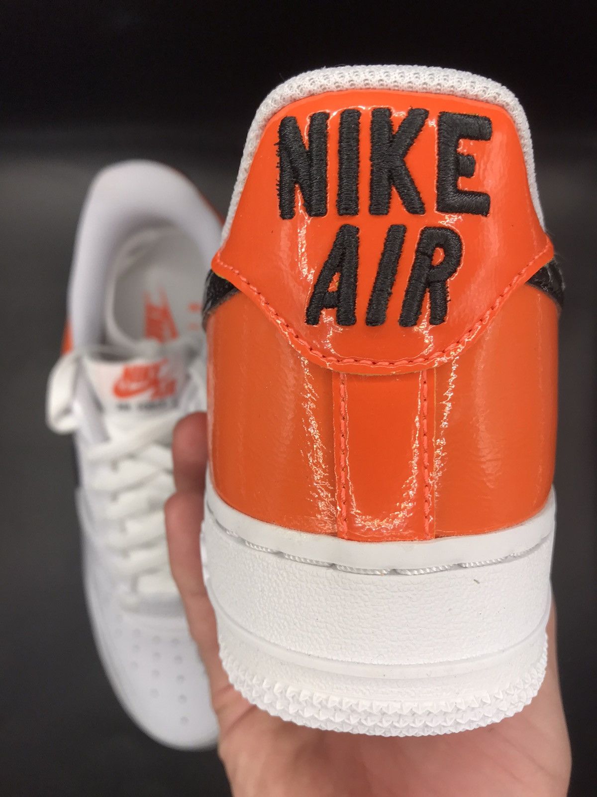 Nike Nike Air Force 1 Essential White/Briliant Orange Size US 10 / IT 40 - 6 Thumbnail